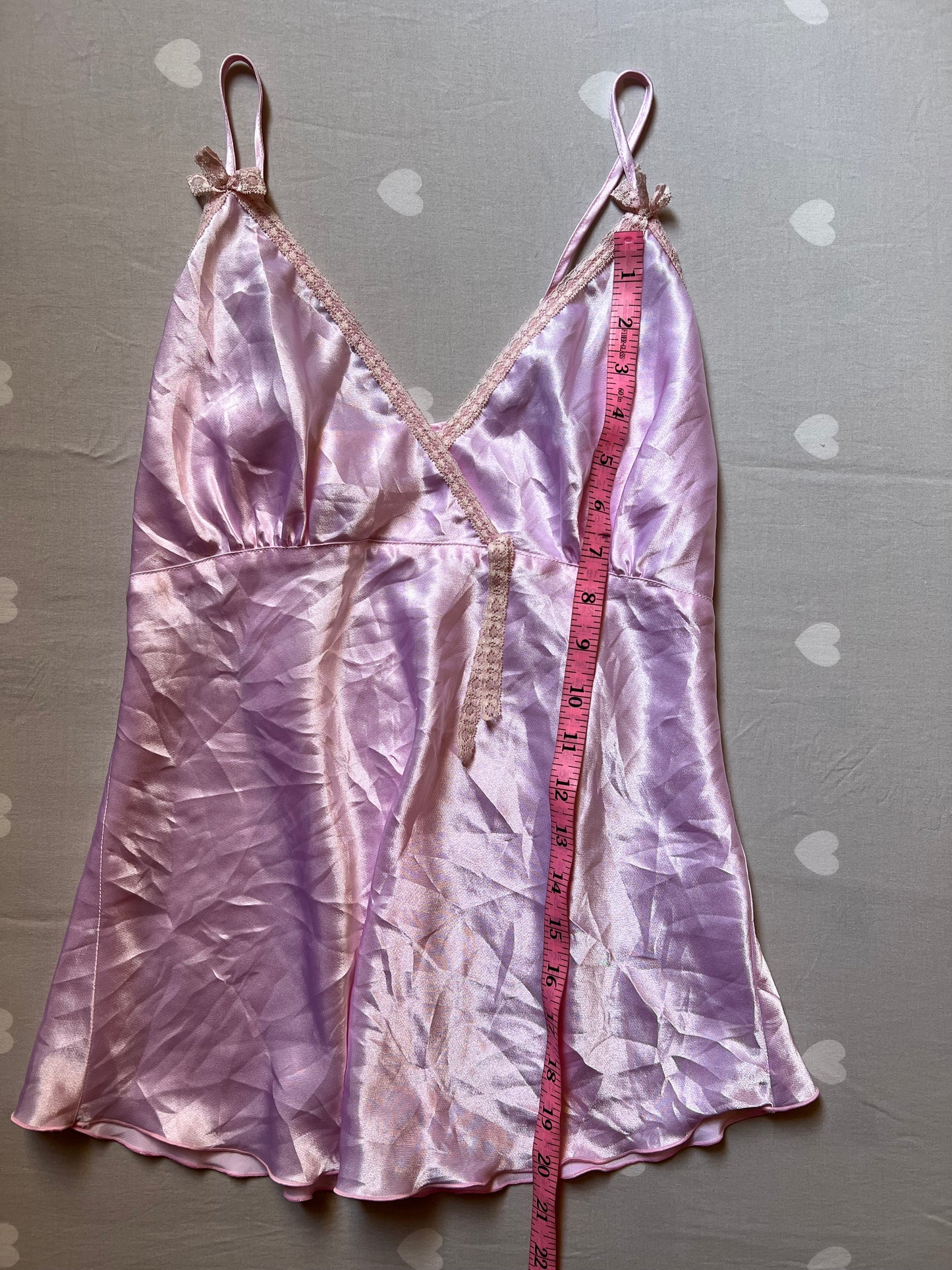 Lilac Satin Cami top