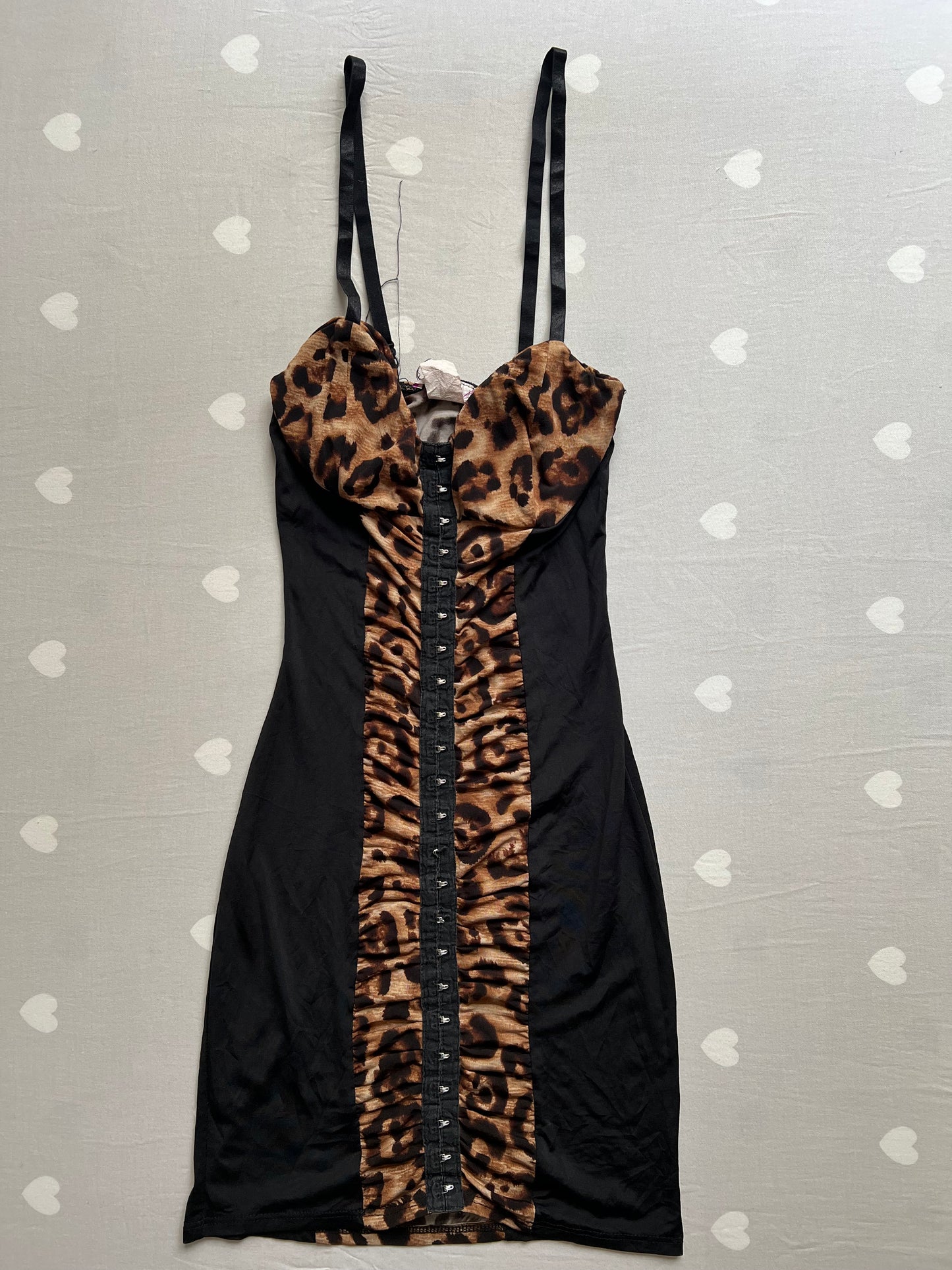 Leopard print bandage dress