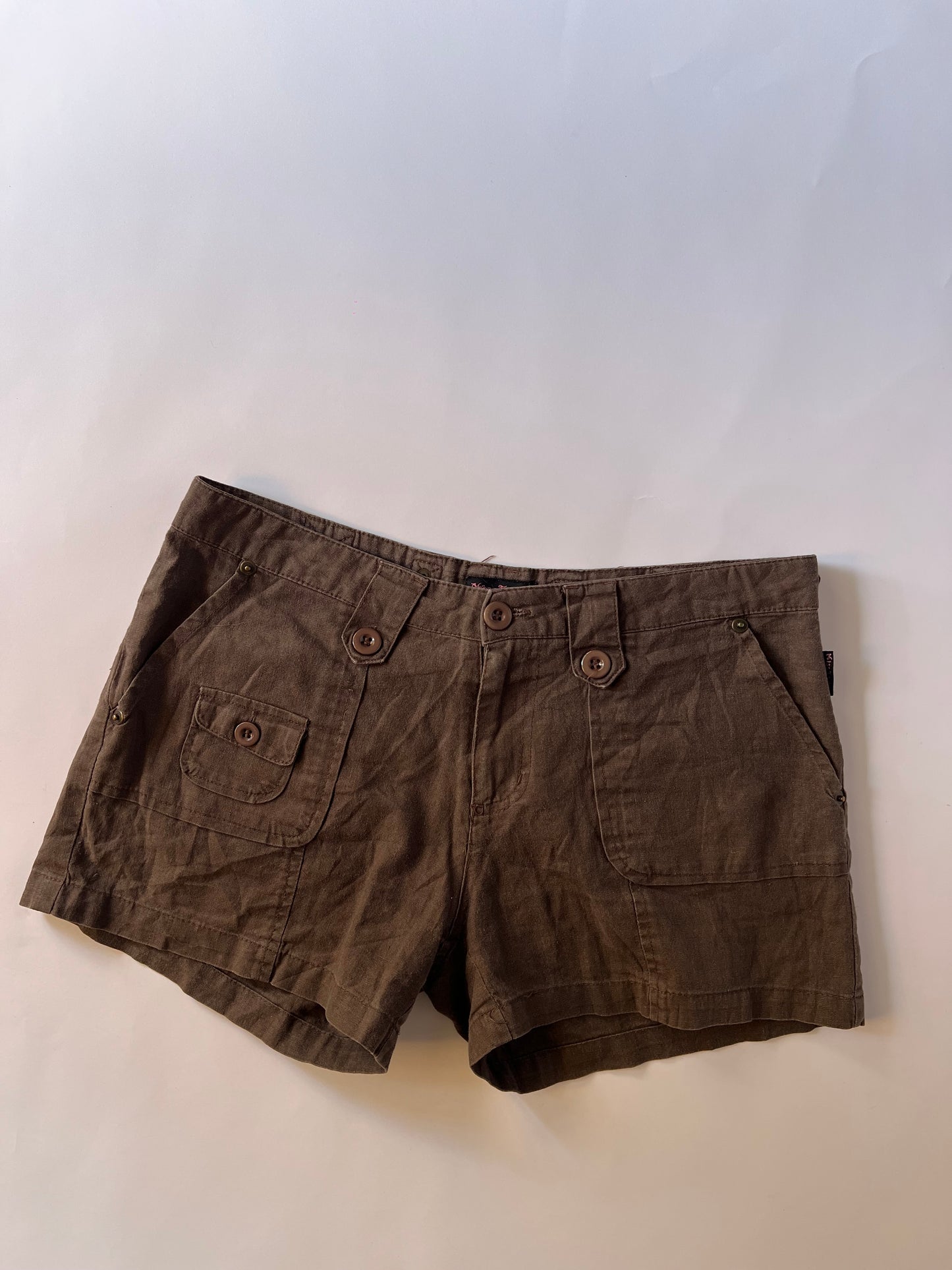 Brown cargo shorts