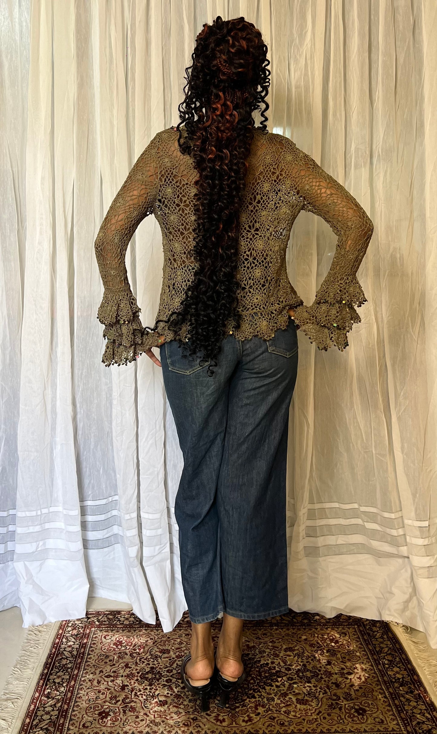 Sheer Crotchet Cardigan