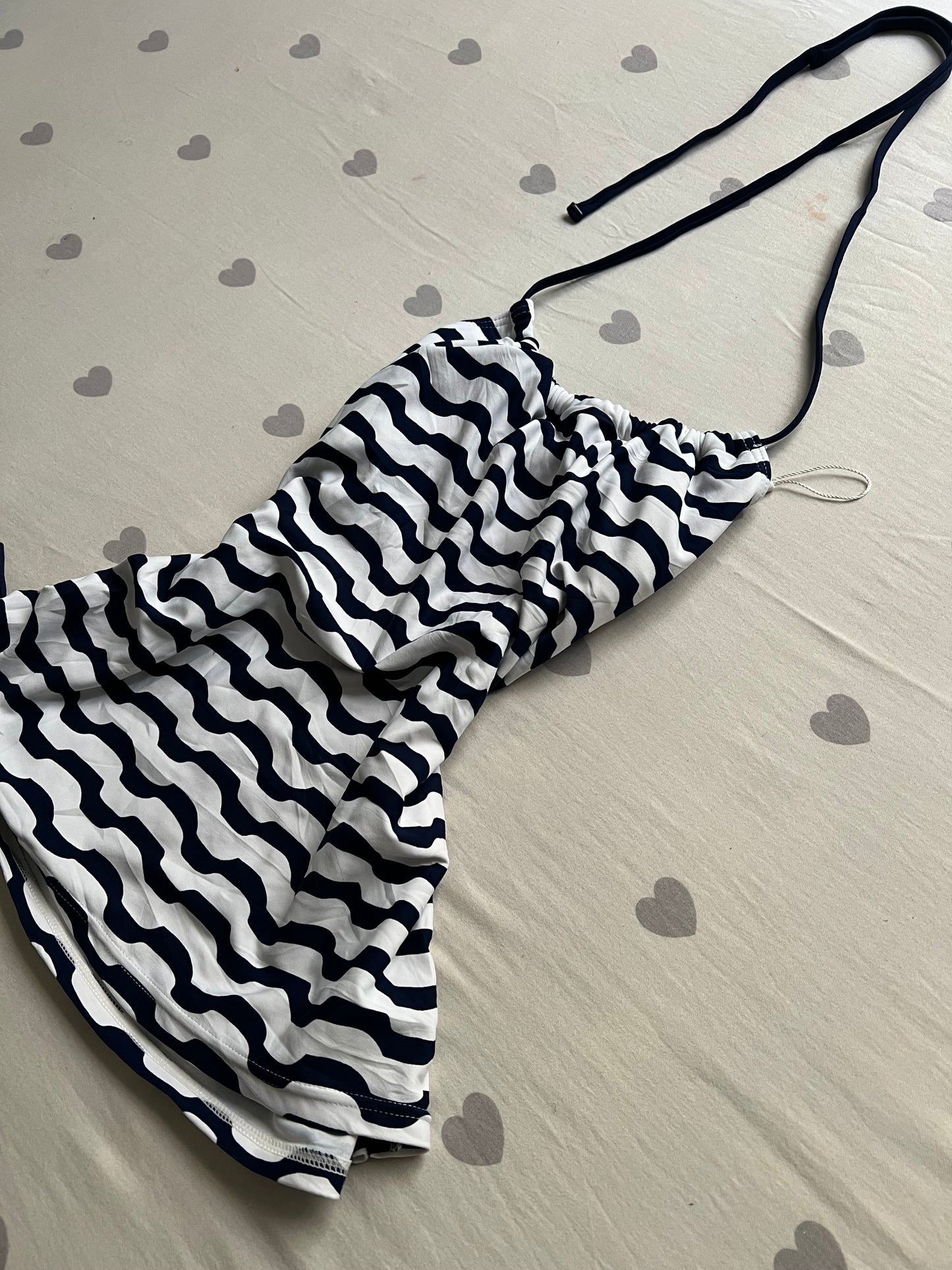 Striped Y2k Halter top