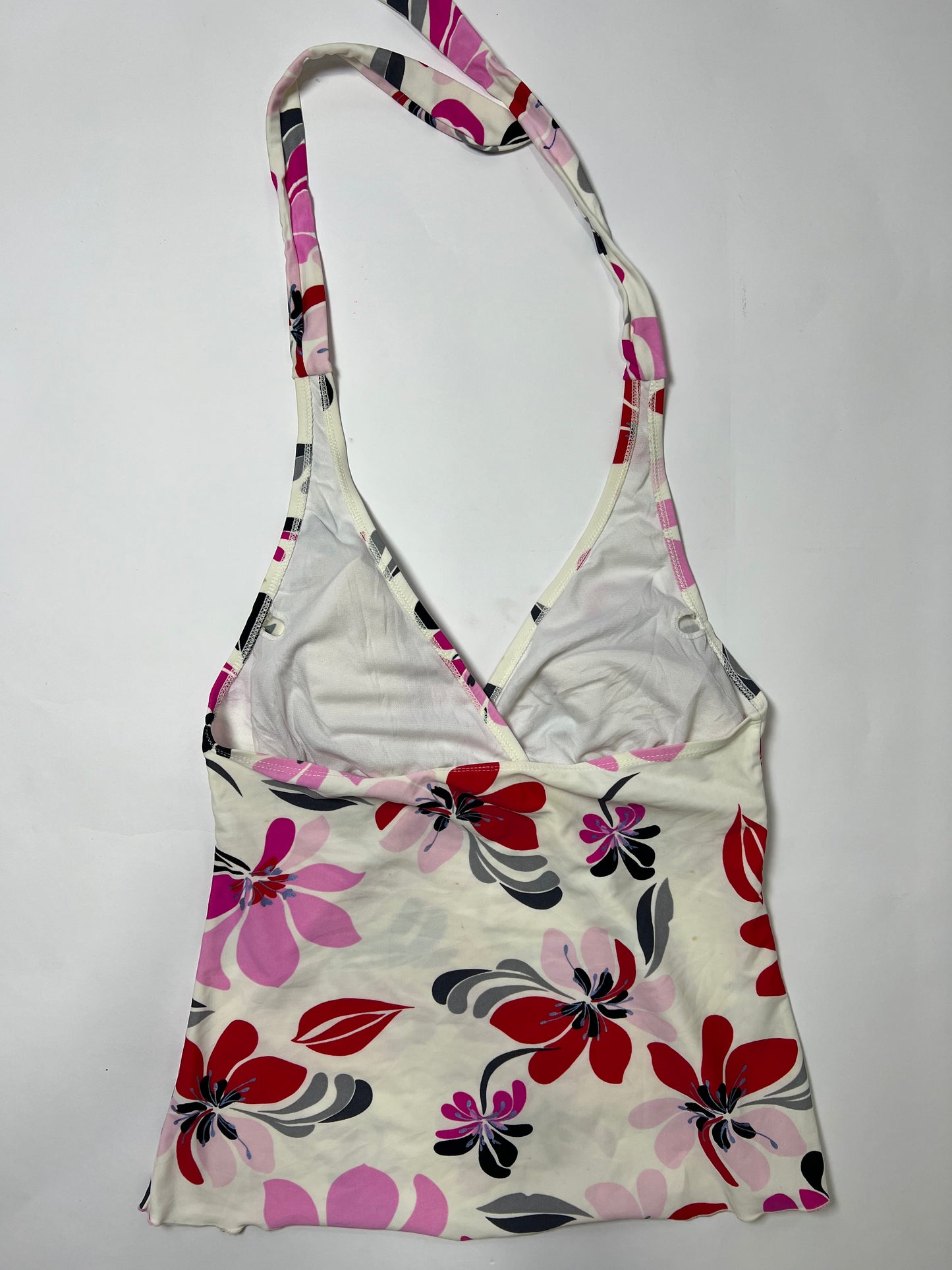 Tropical Floral Halter Top