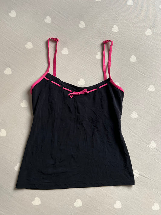 Black tankini top