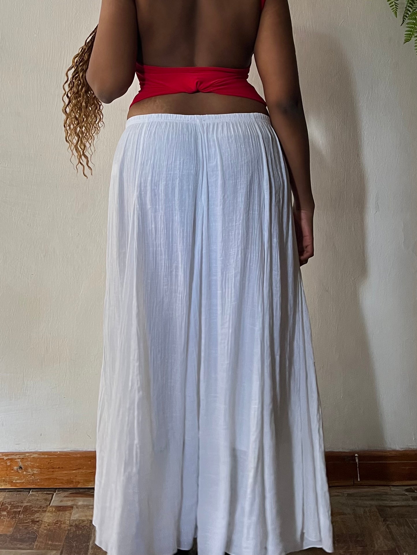 White Maxi Skirt