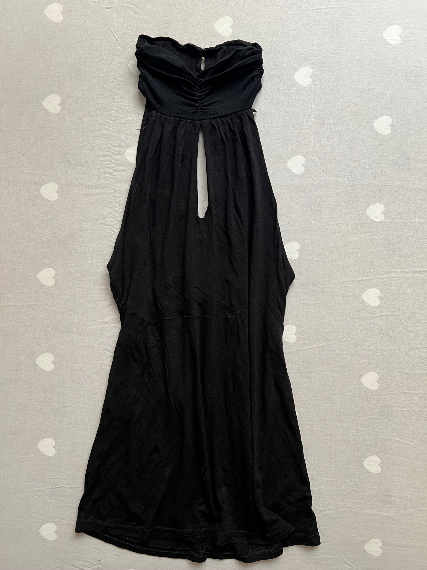 Key hole high neck top