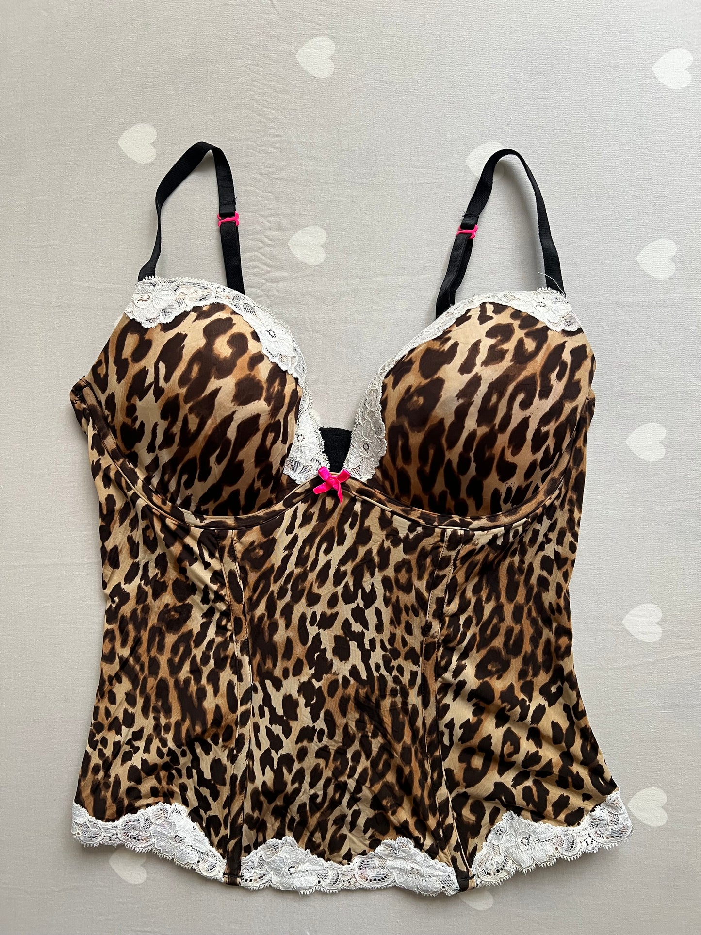 Leopard Print Corset Top