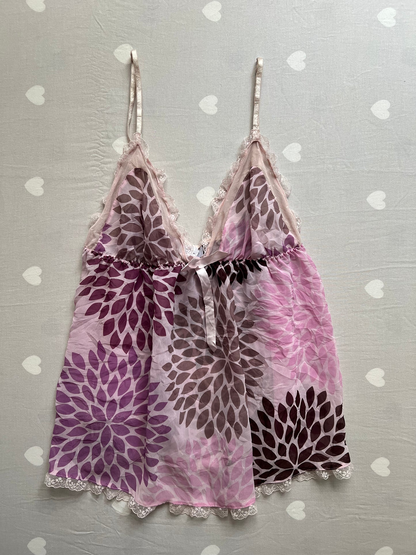 Flowy sheer cami top