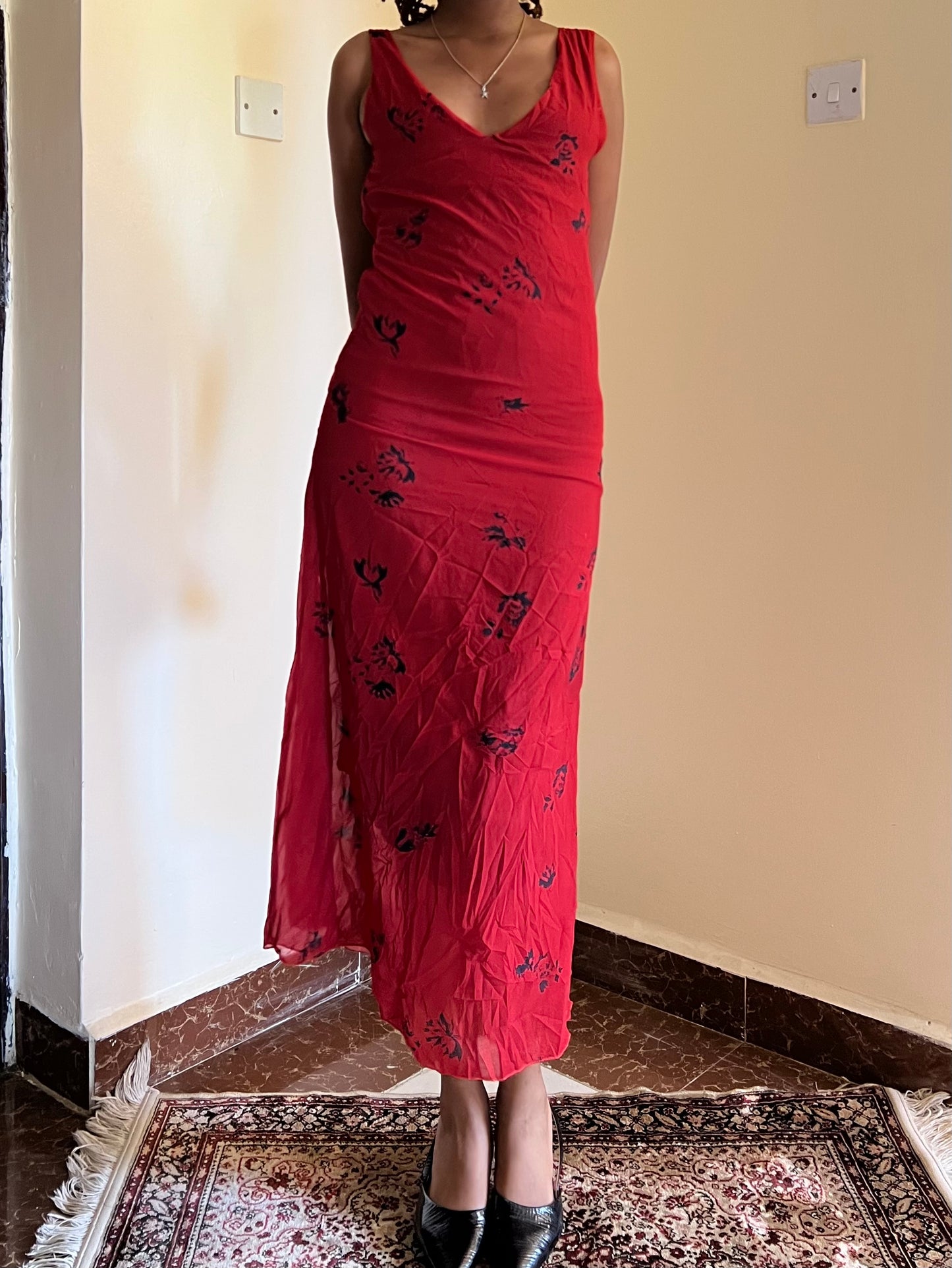 Dreamy red vintage dress