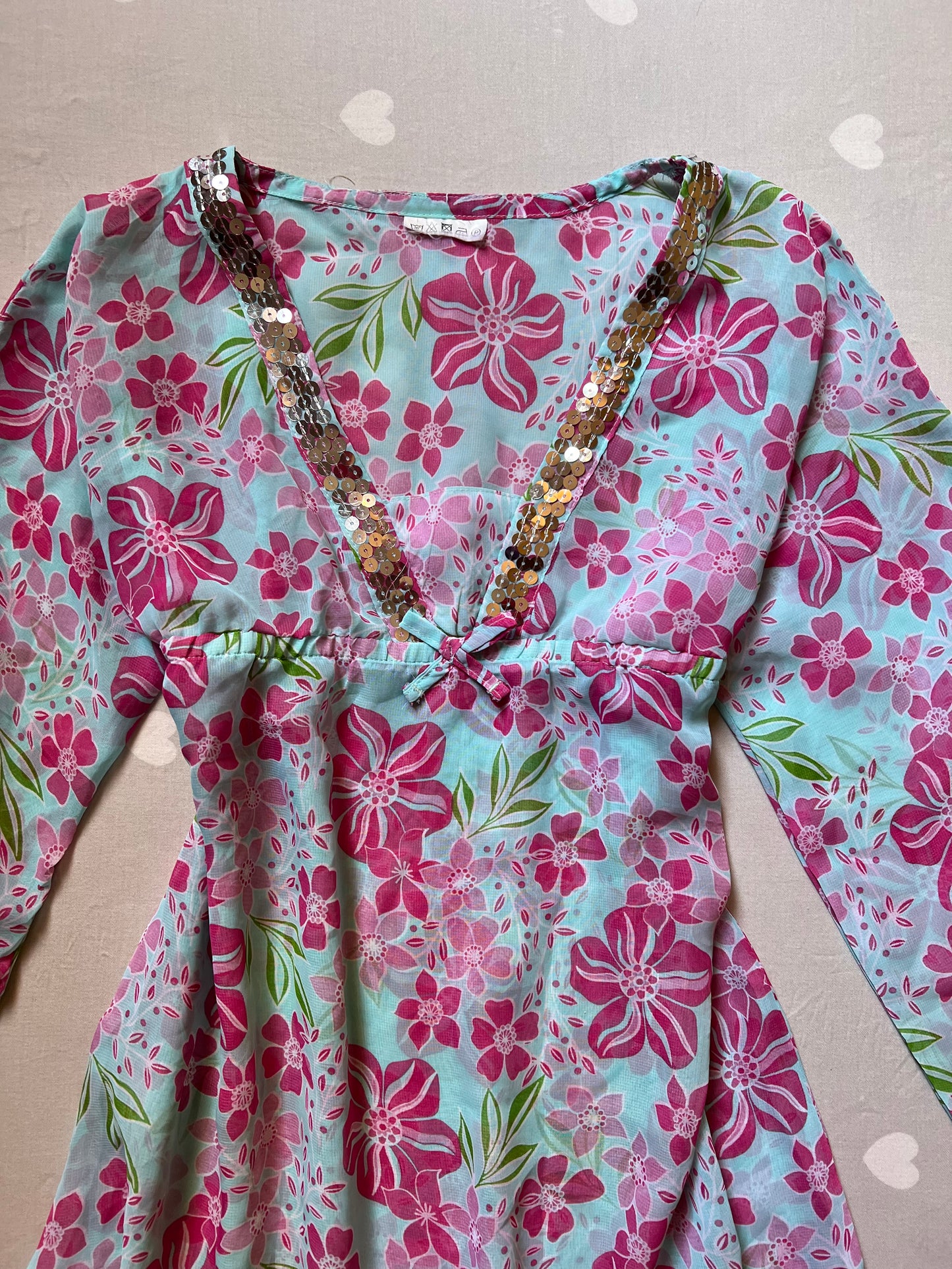 Flowy floral print top