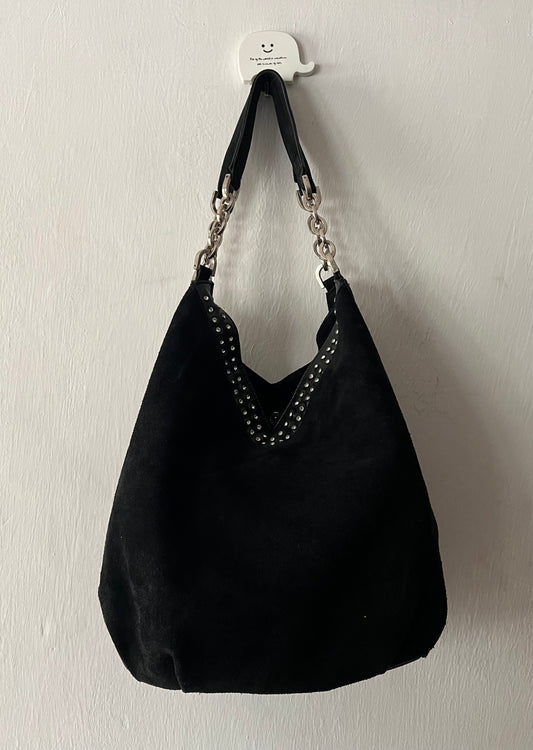 Miu Miu Hobo Suede Bag