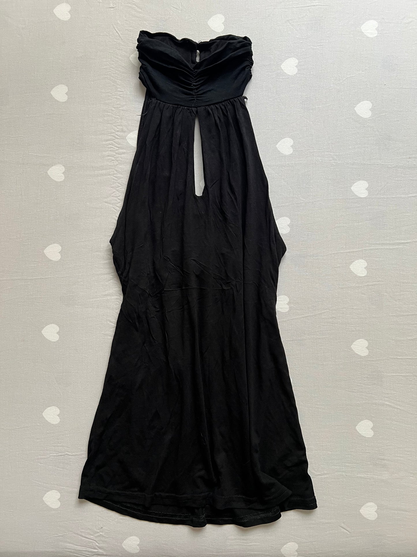 Key hole high neck top