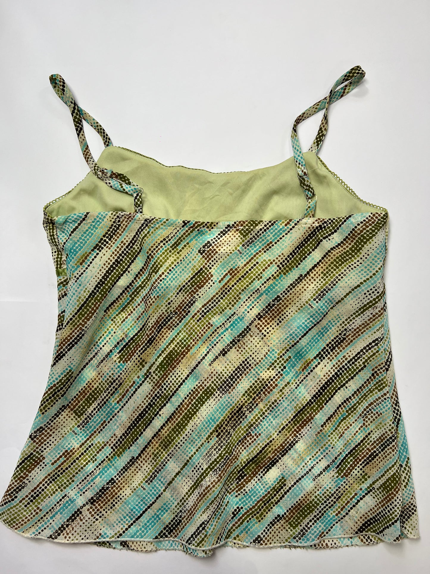 Abstract Print Chiffon Cami Top