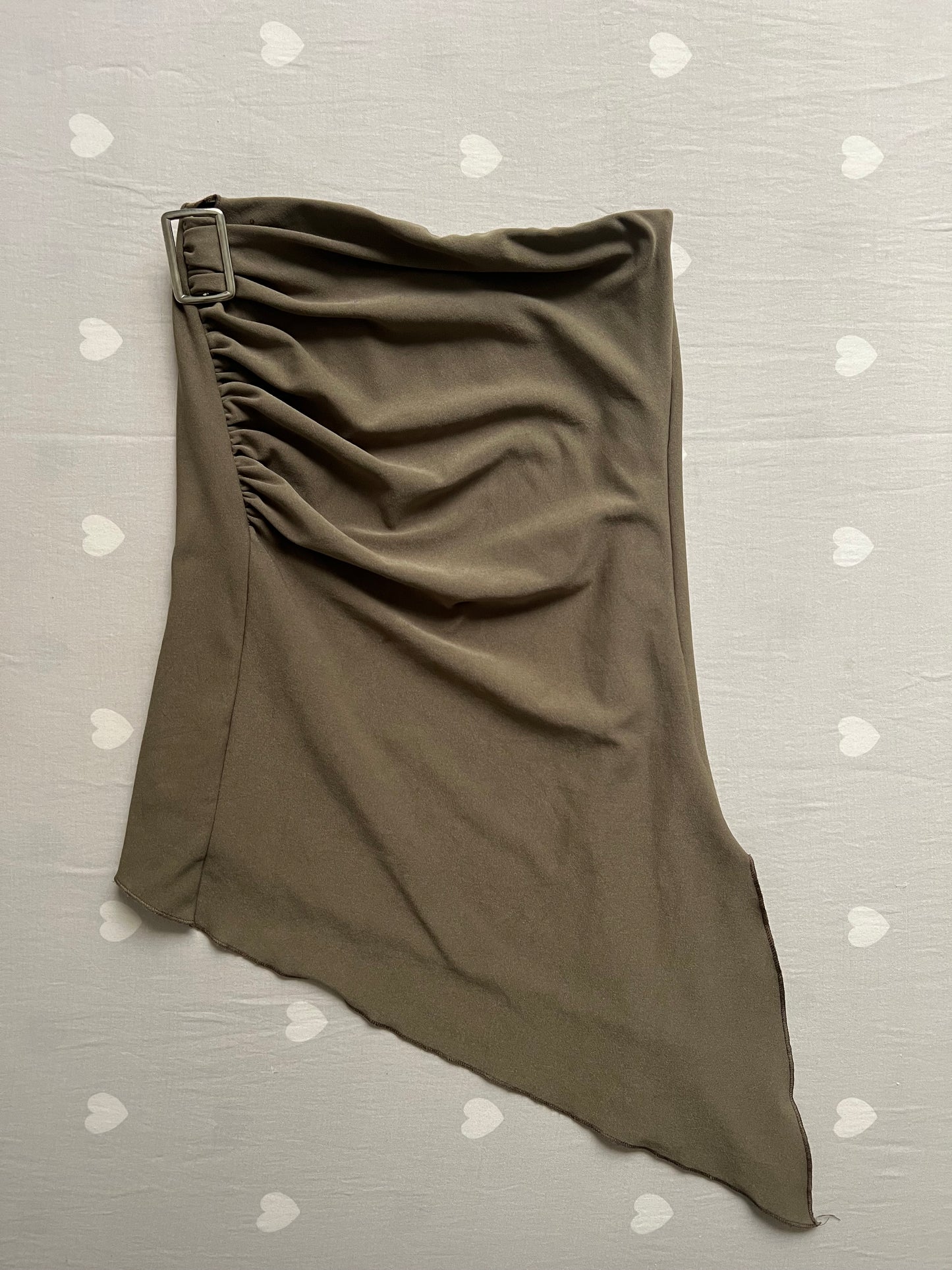 Asymmetrical y2k bandeau top