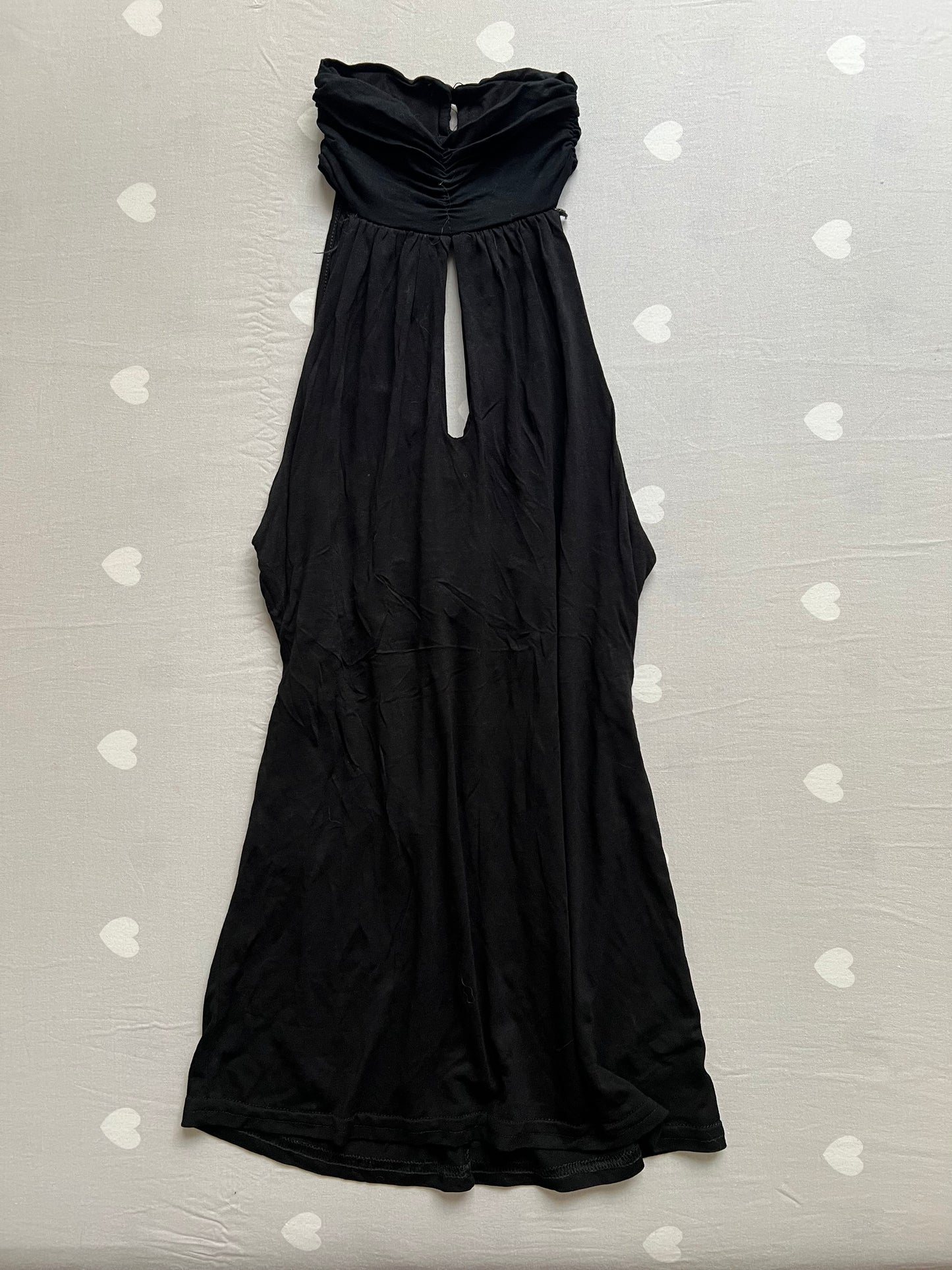 Key hole high neck top