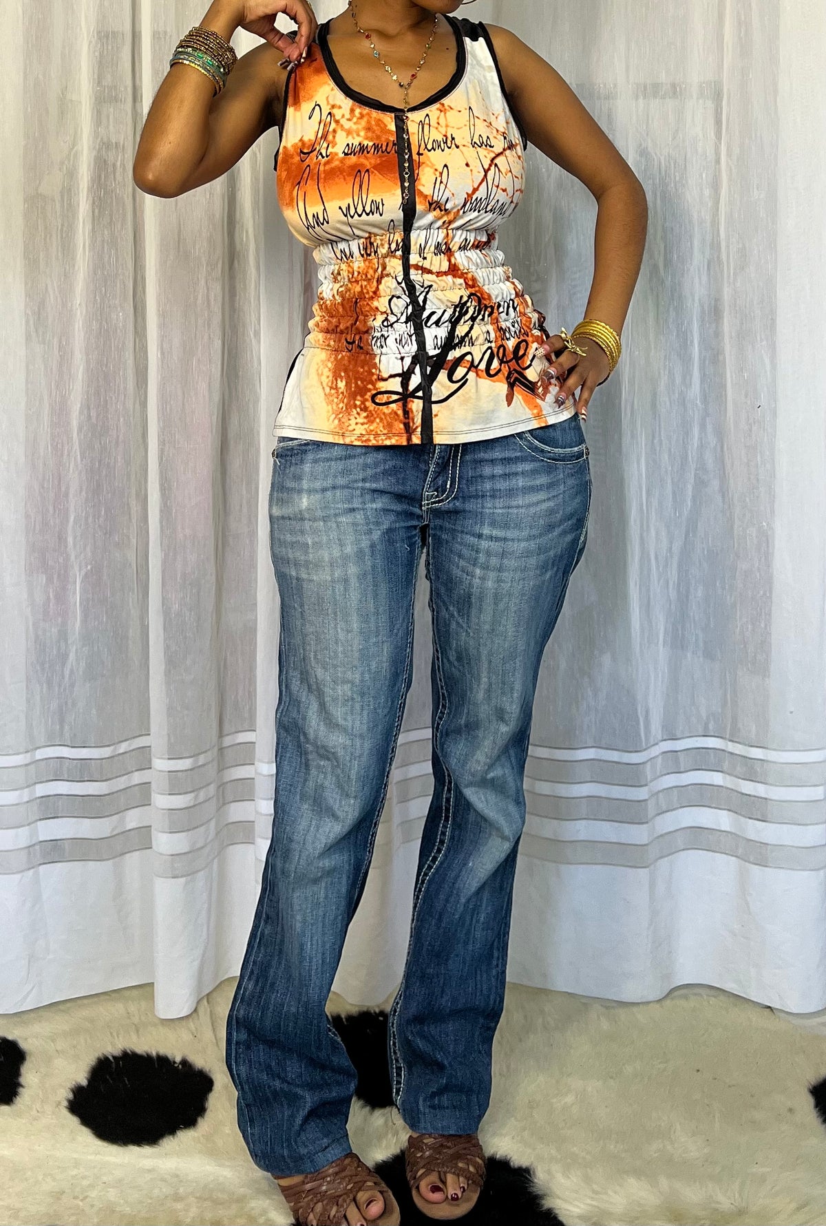 Graphic Statement Vest