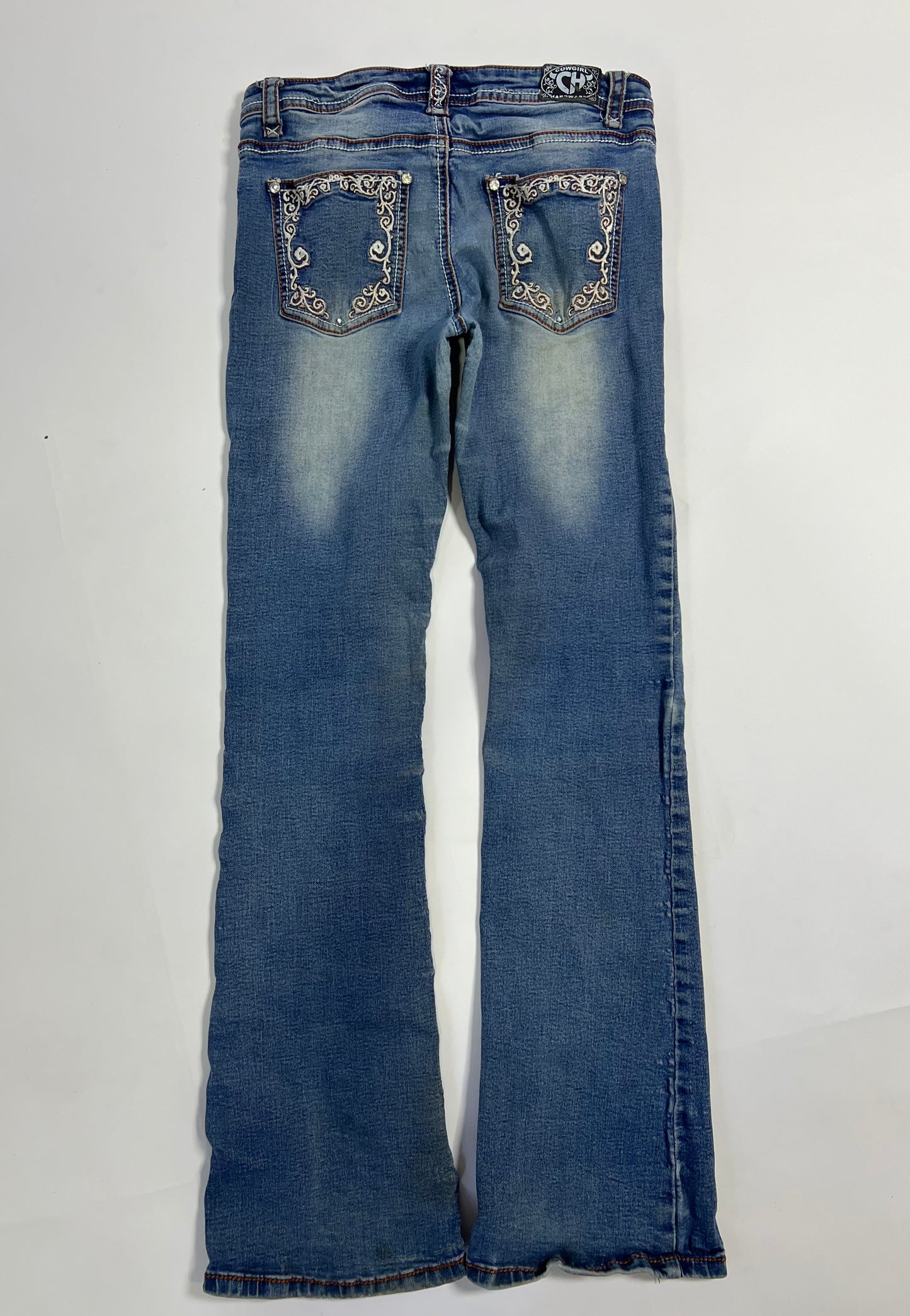Embroidered Bootcut Jeans