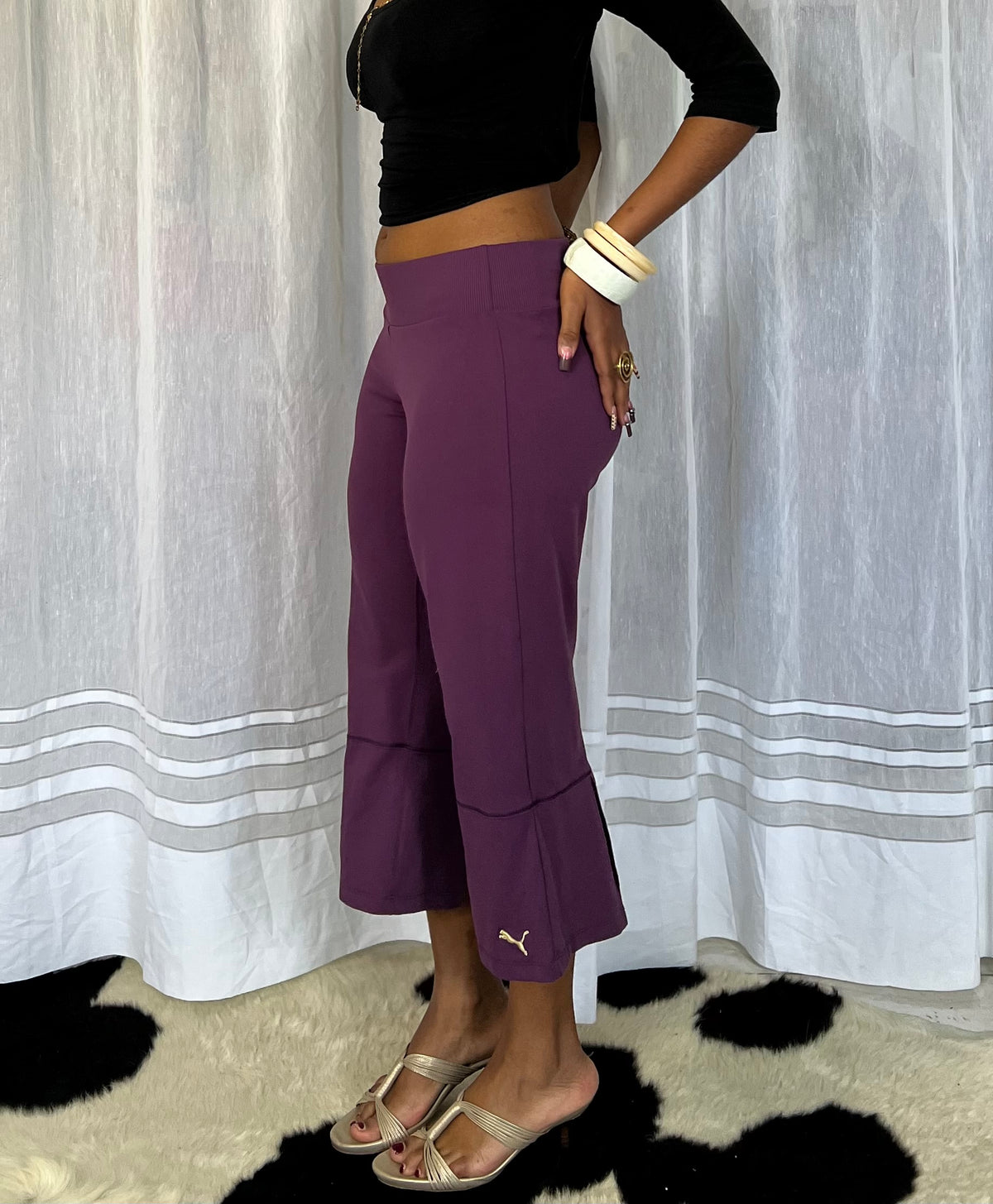 Purple Puma athleisure capris