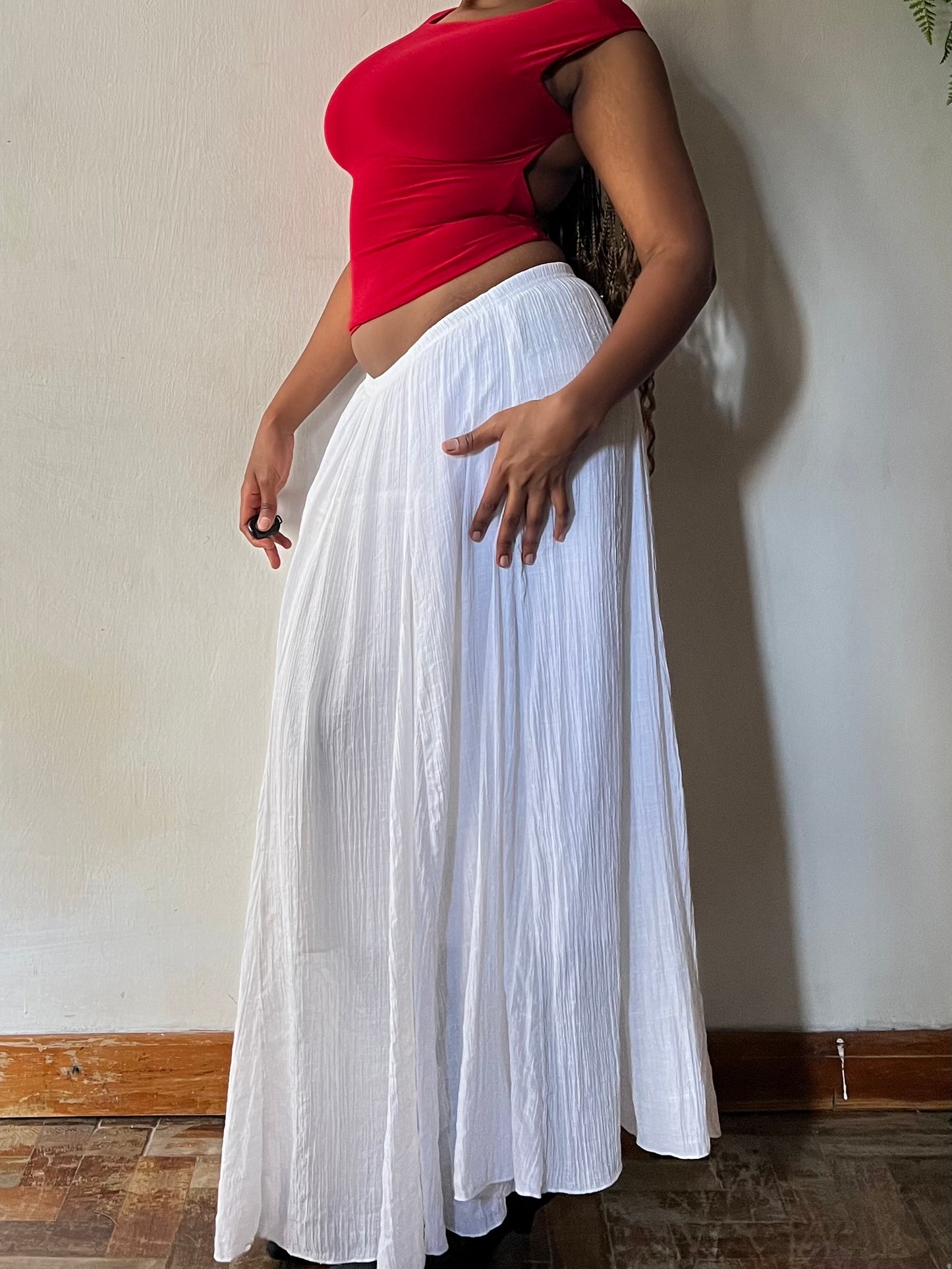 White Maxi Skirt