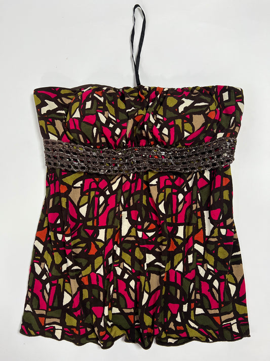 Earthy bandeau top