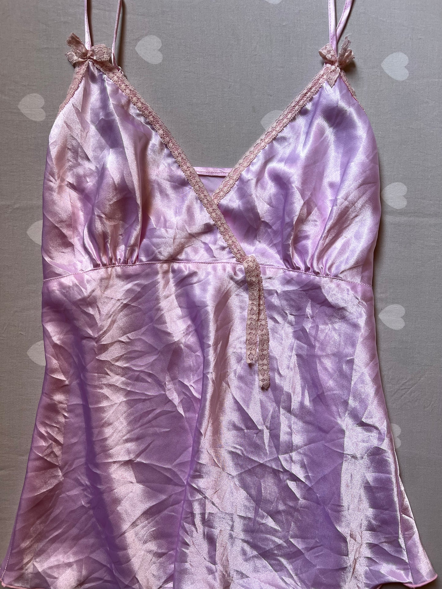 Lilac Satin Cami top