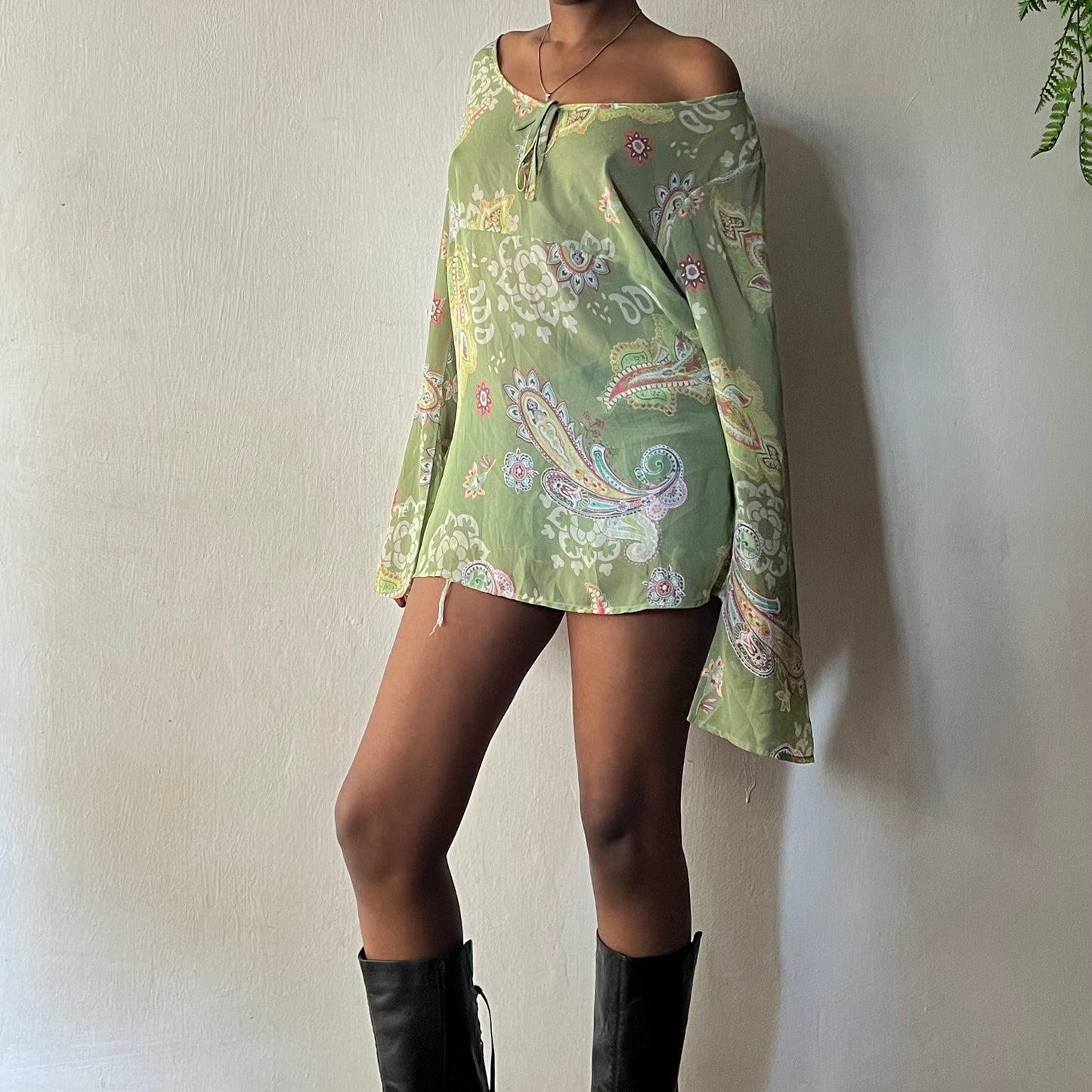 Flowy Bohemian top