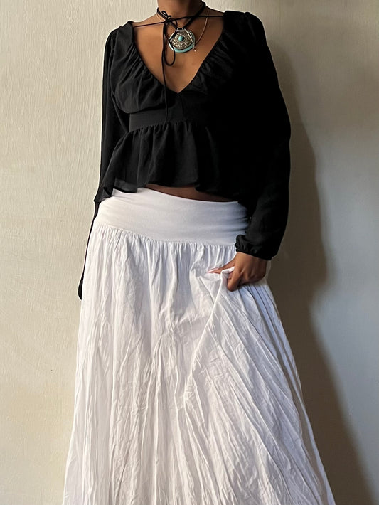 Whimsy chiffon top