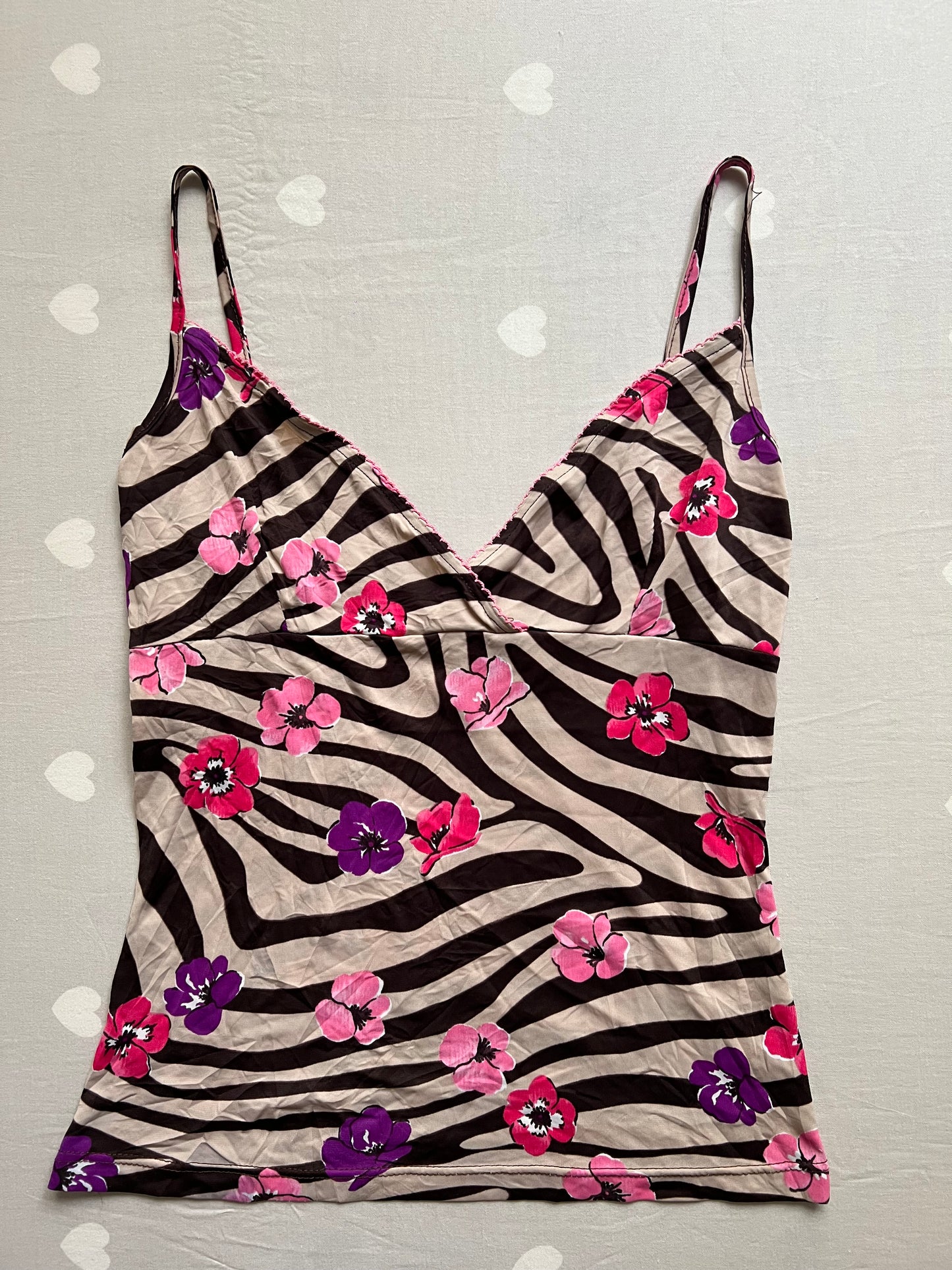 Vintage graphic cami top