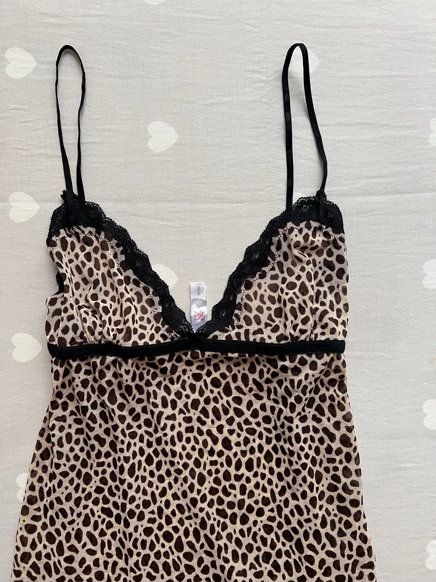 Cheetah Print cami top