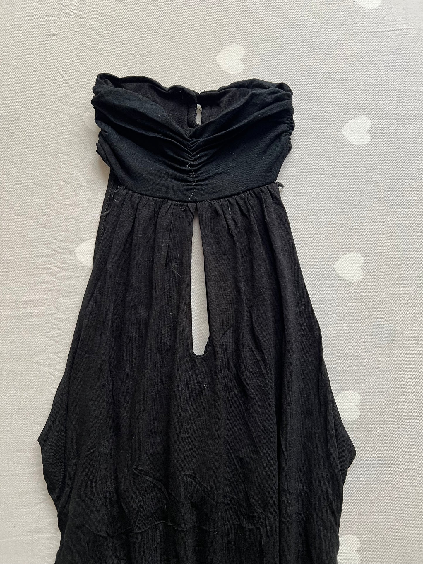 Key hole high neck top