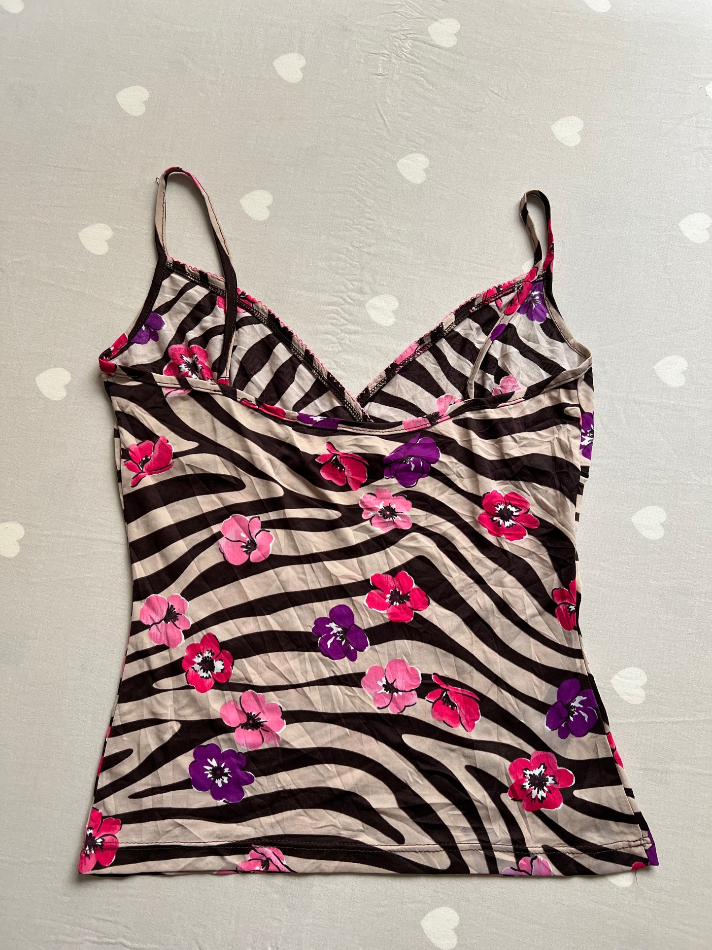 Vintage graphic cami top