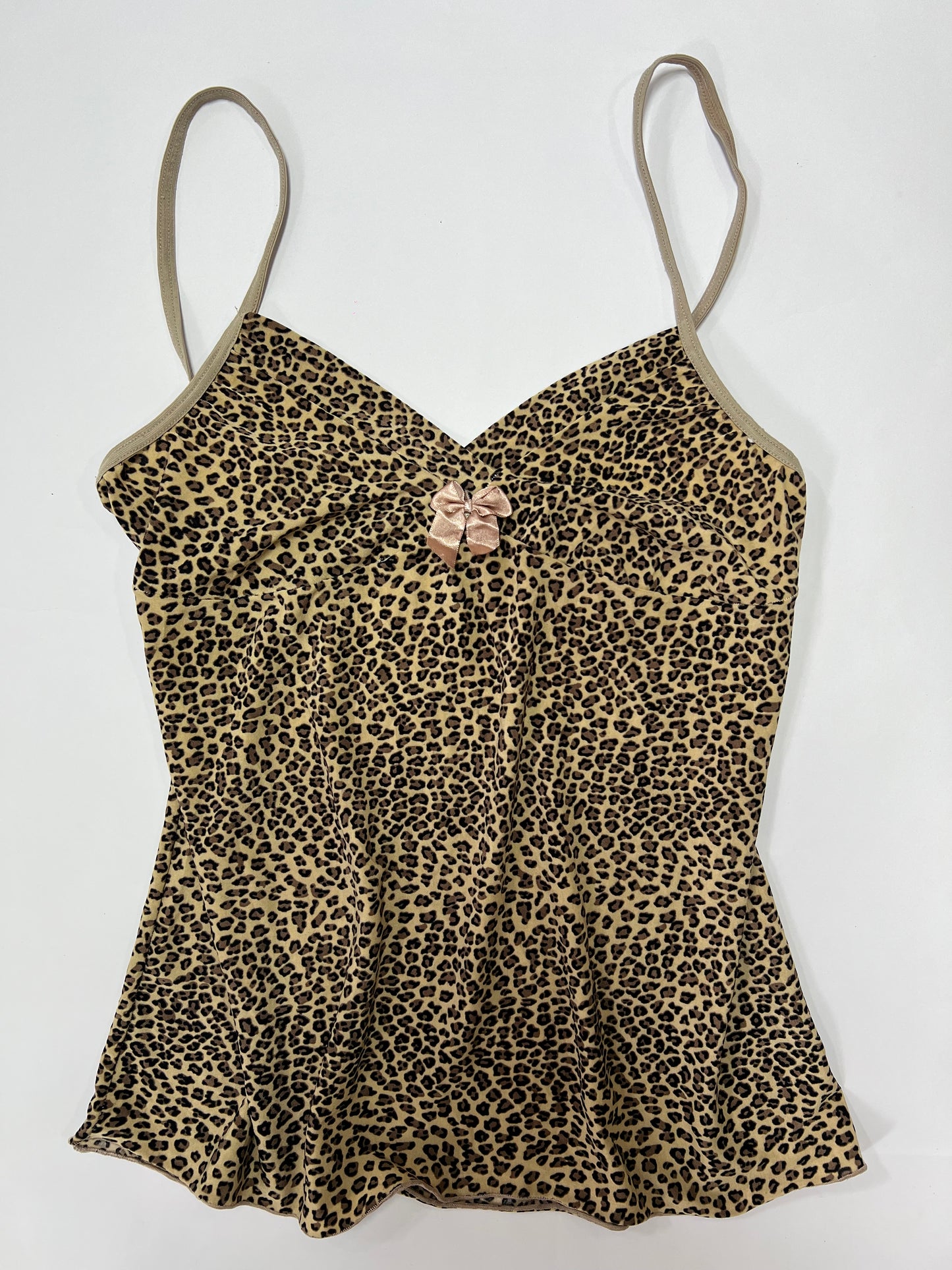 Leopard Print Babydoll Cami