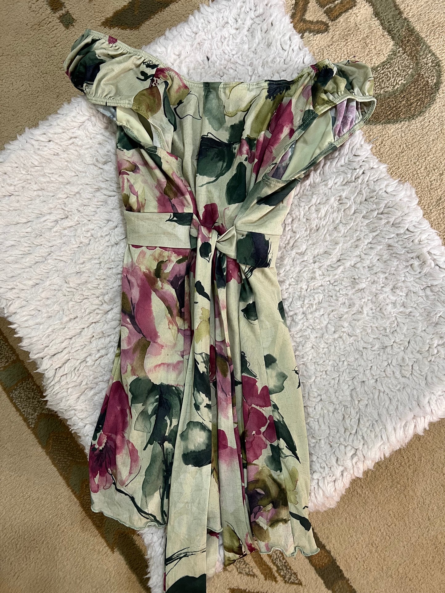 Floral Tie-Back Top