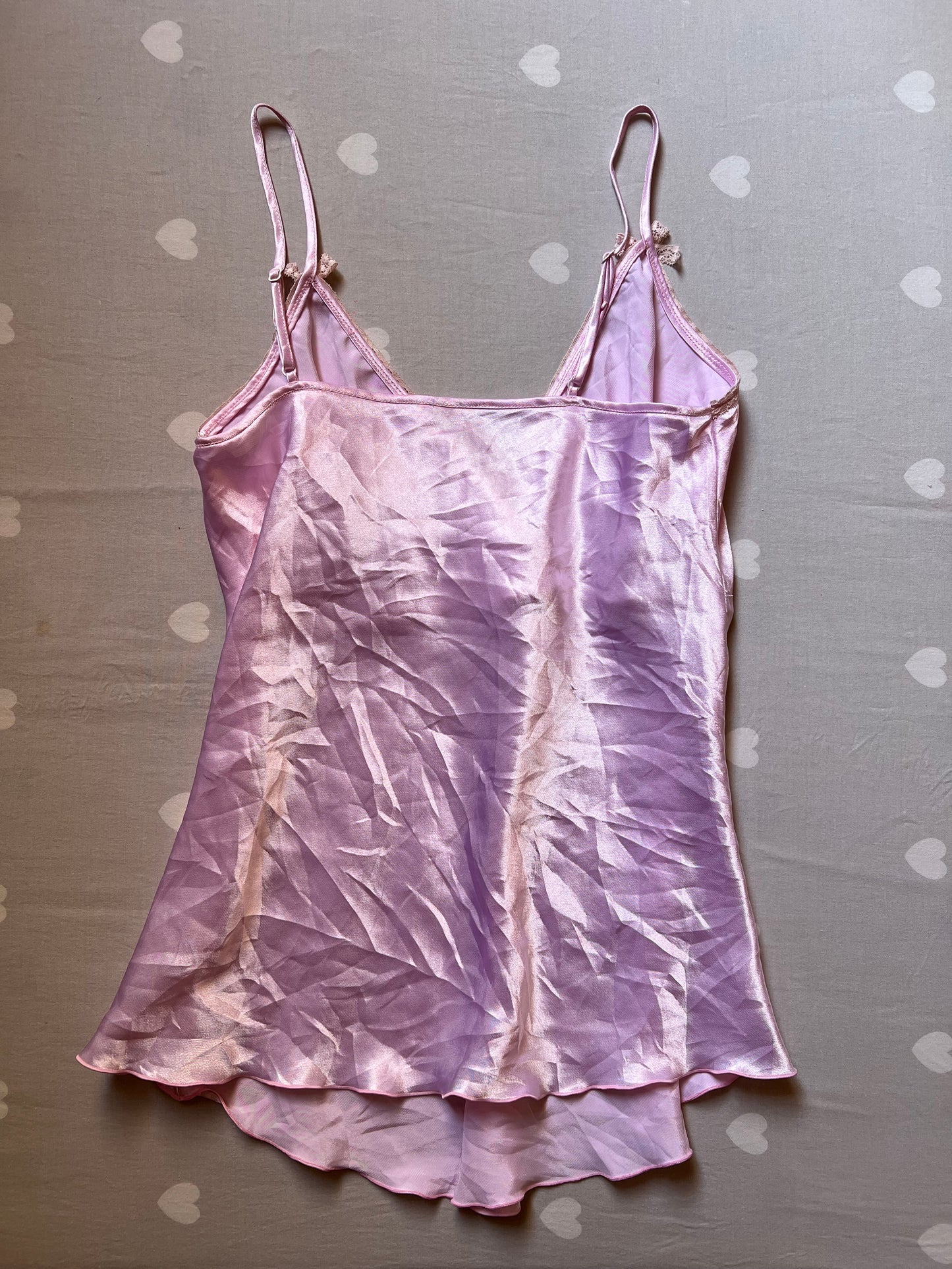Lilac Satin Cami top