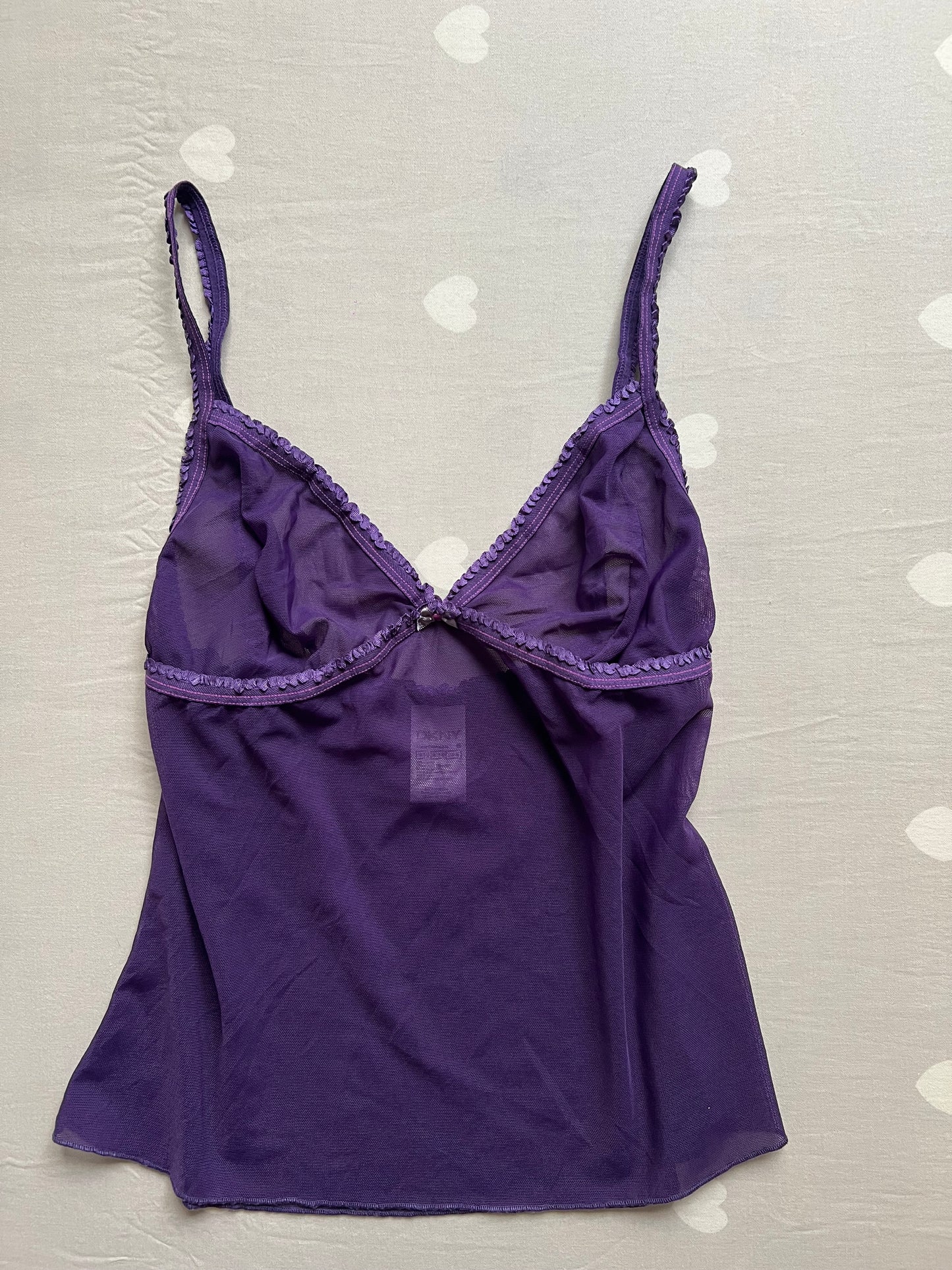 Purple Sheer Cami Top