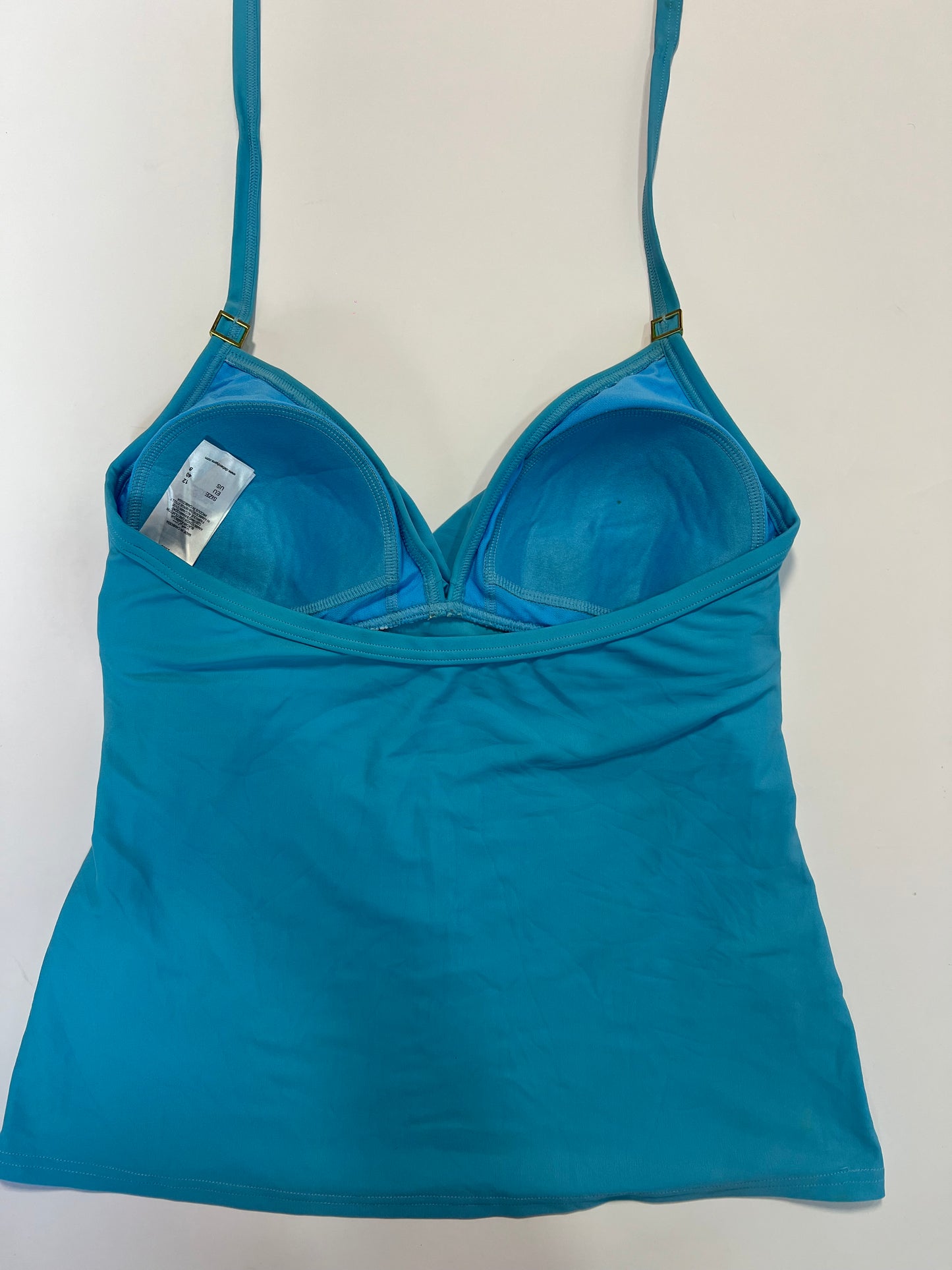 Blue Halter Tankini Top