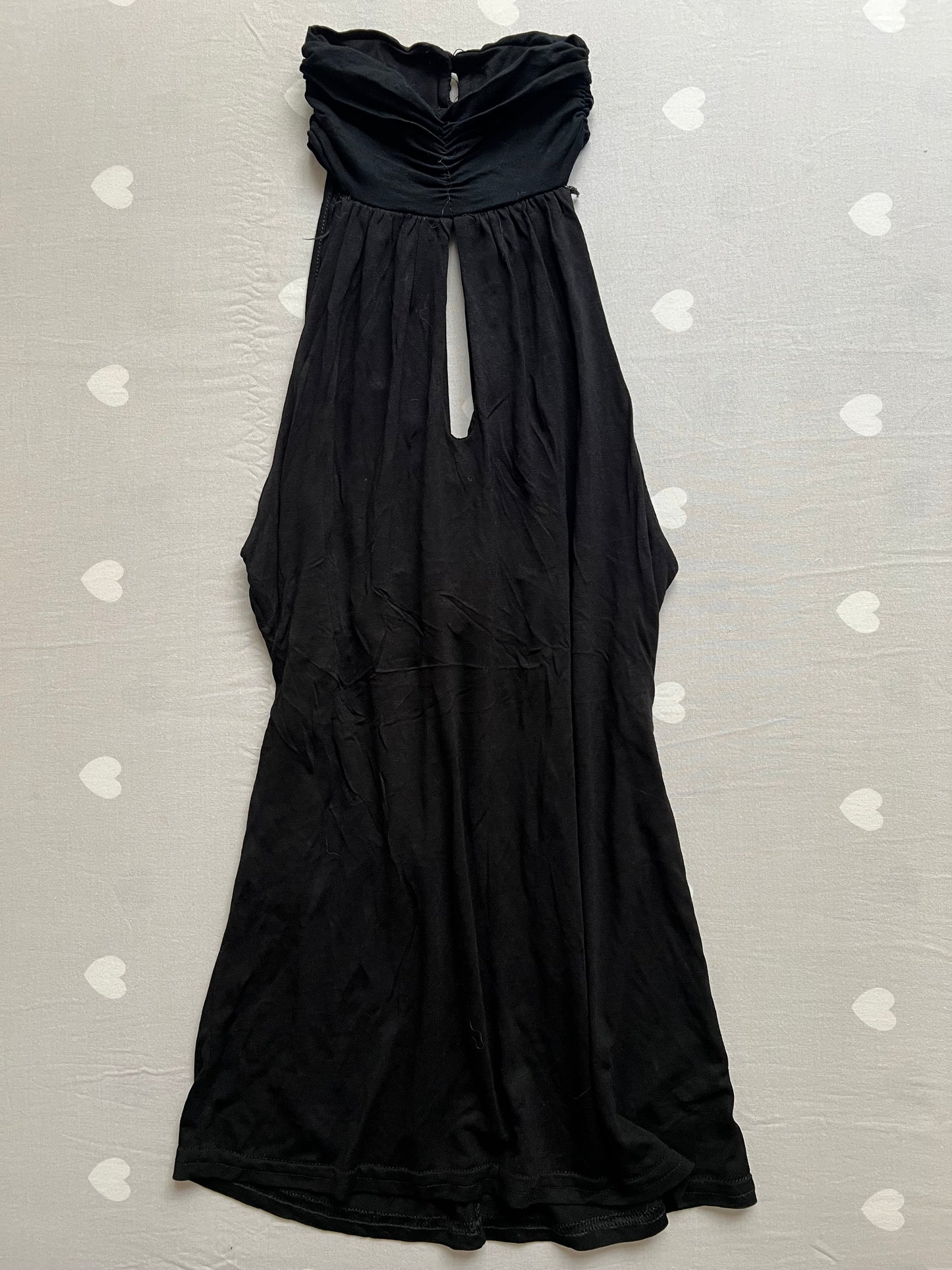 Key hole high neck top