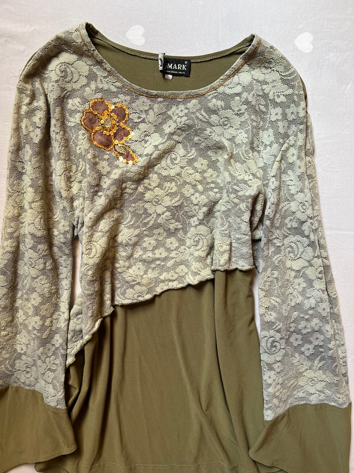 Flowy whimsy long sleeve top