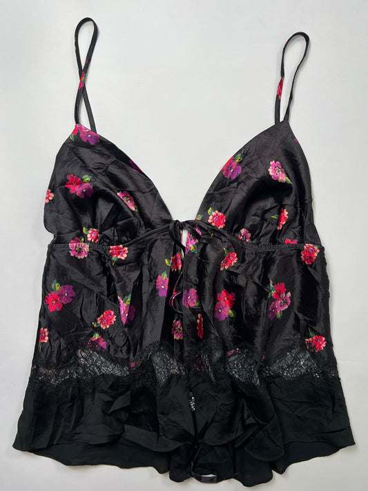 Victoria Secret Floral Lace Tie-Front Cami