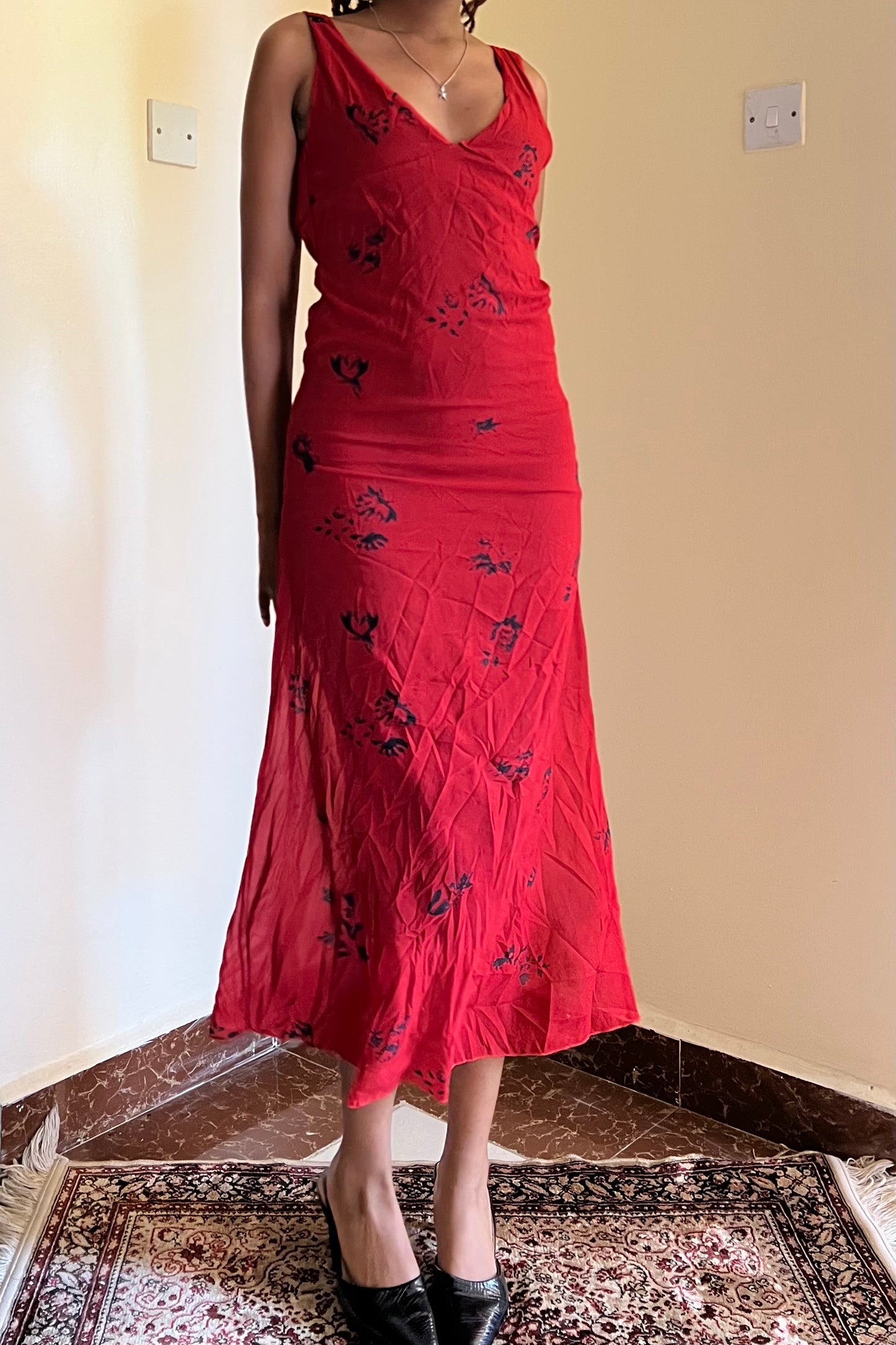 Dreamy red vintage dress