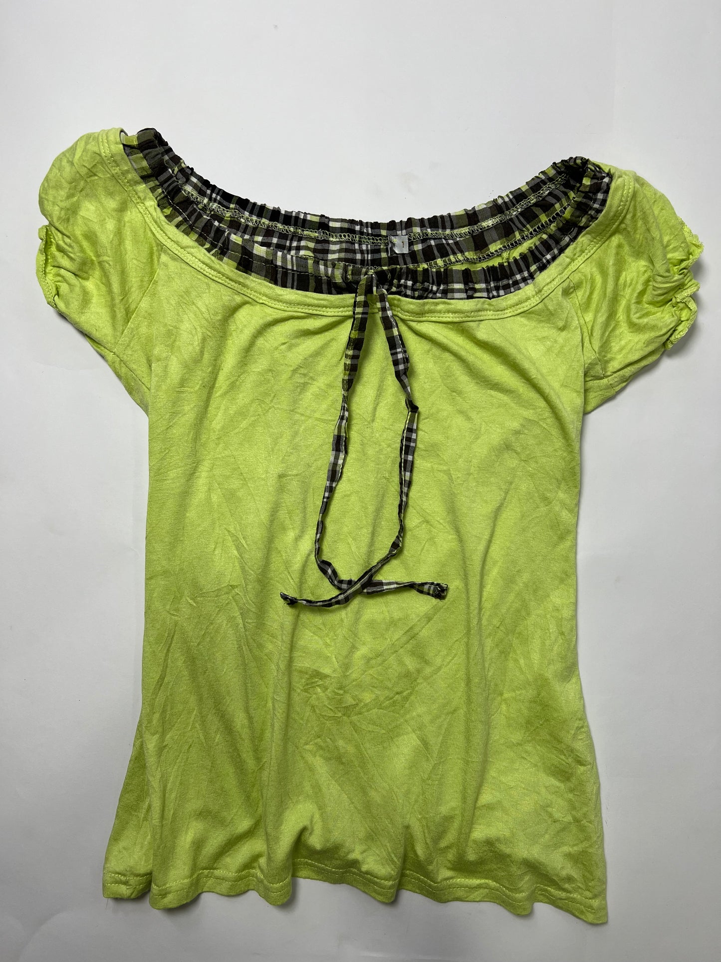 Puff Sleeve Peasant Top