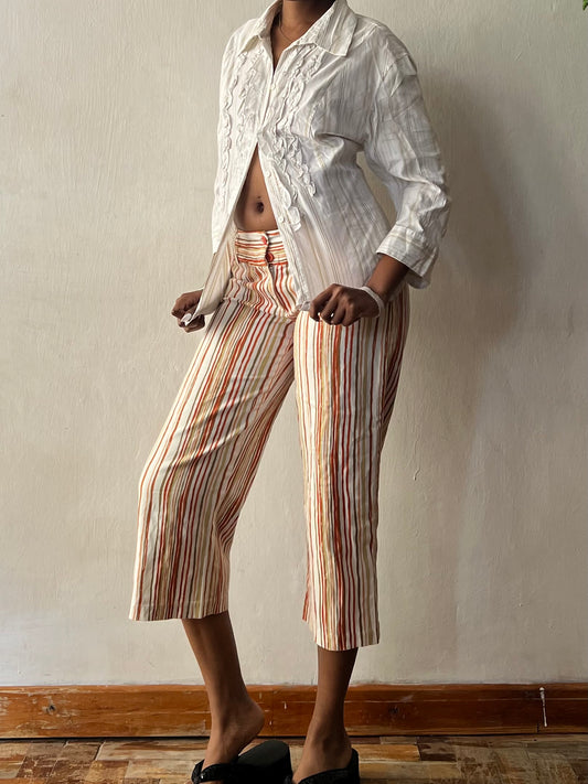 Striped cotton long sleeve