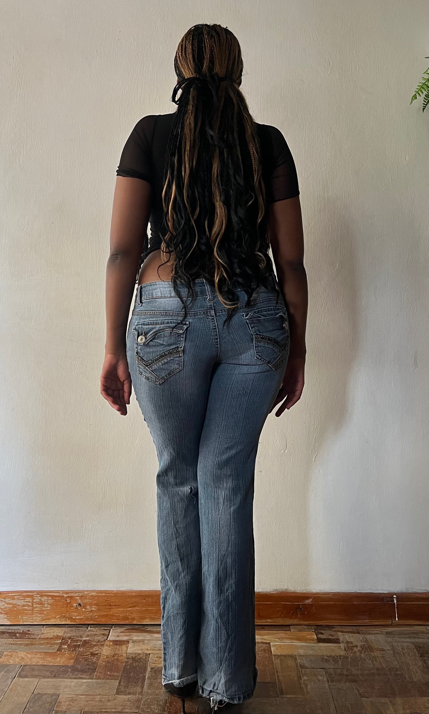 Low rise y2k boot cut jeans