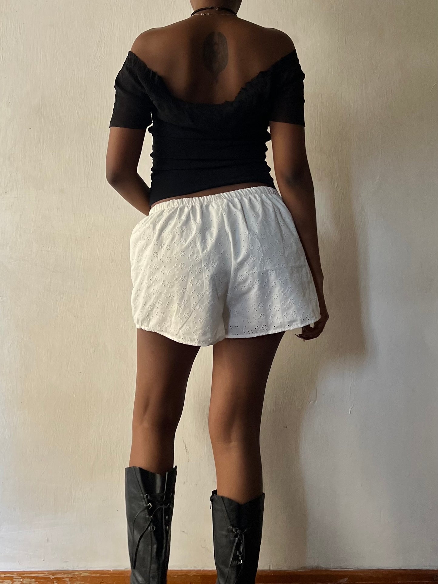Eyelet cotton bloomers