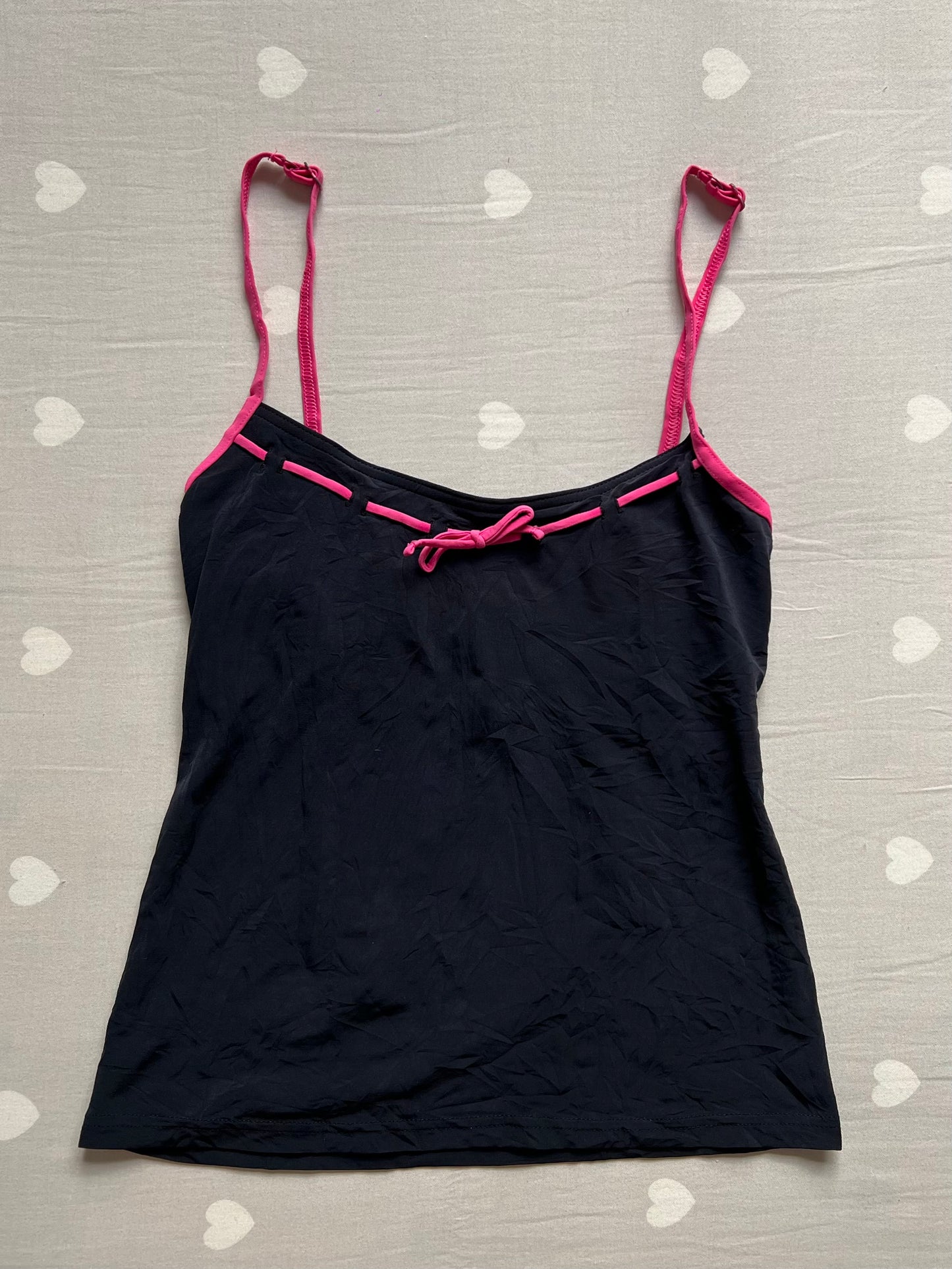 Black tankini top