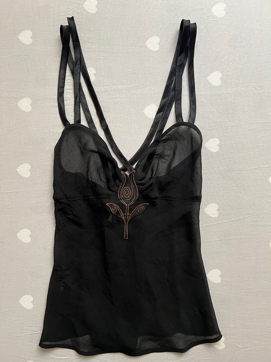 Vintage Chiffon Cami top