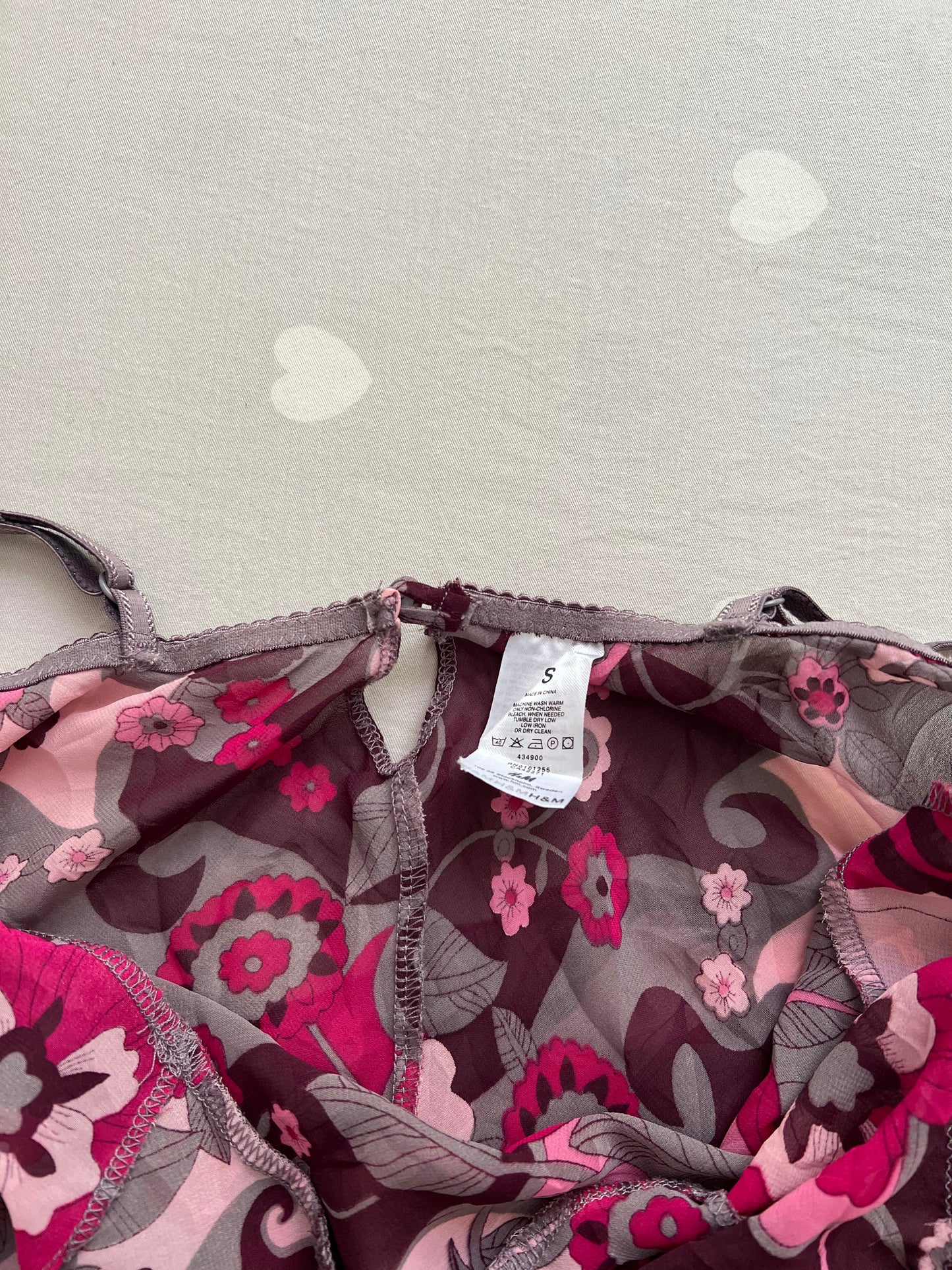 Floral print dress/top