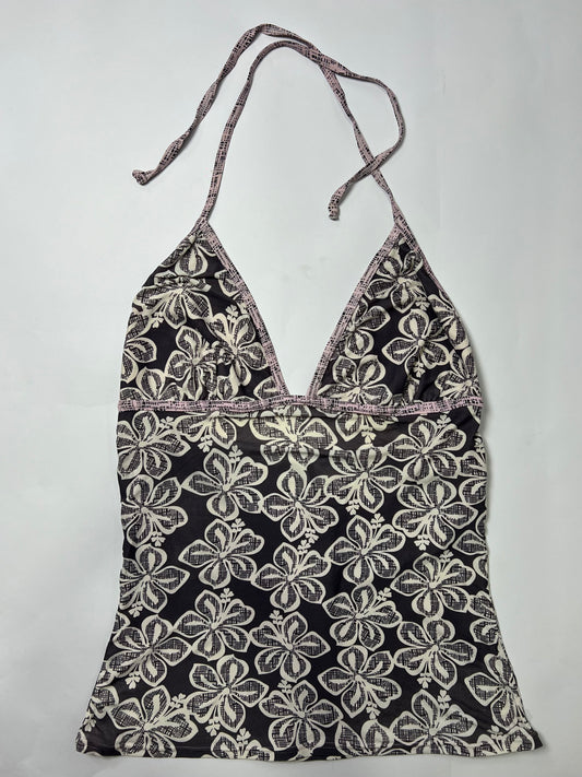 Floral Halter Tank Top