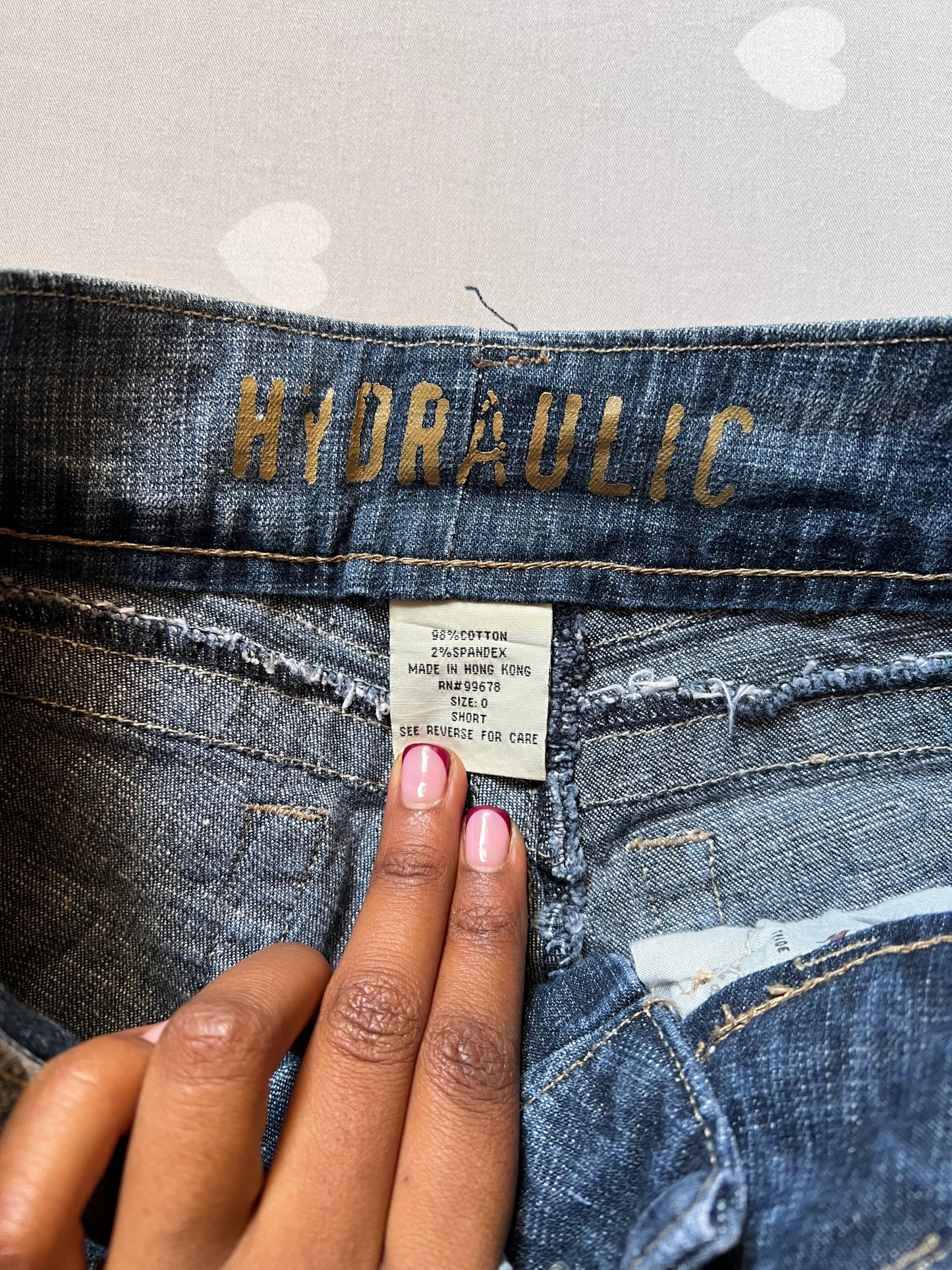 Y2k low-rise denim pants