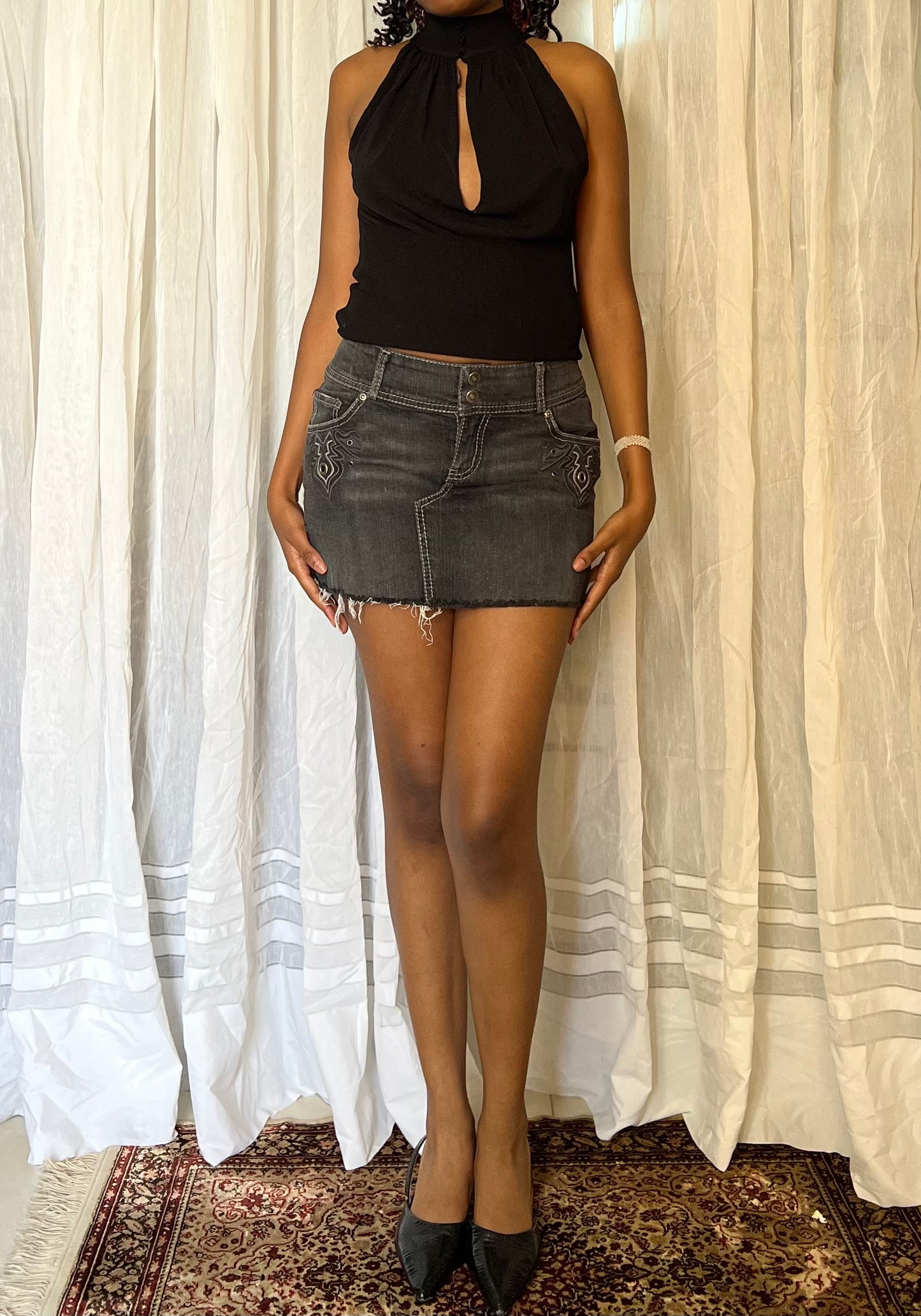 Y2k Denim Mini Skirt
