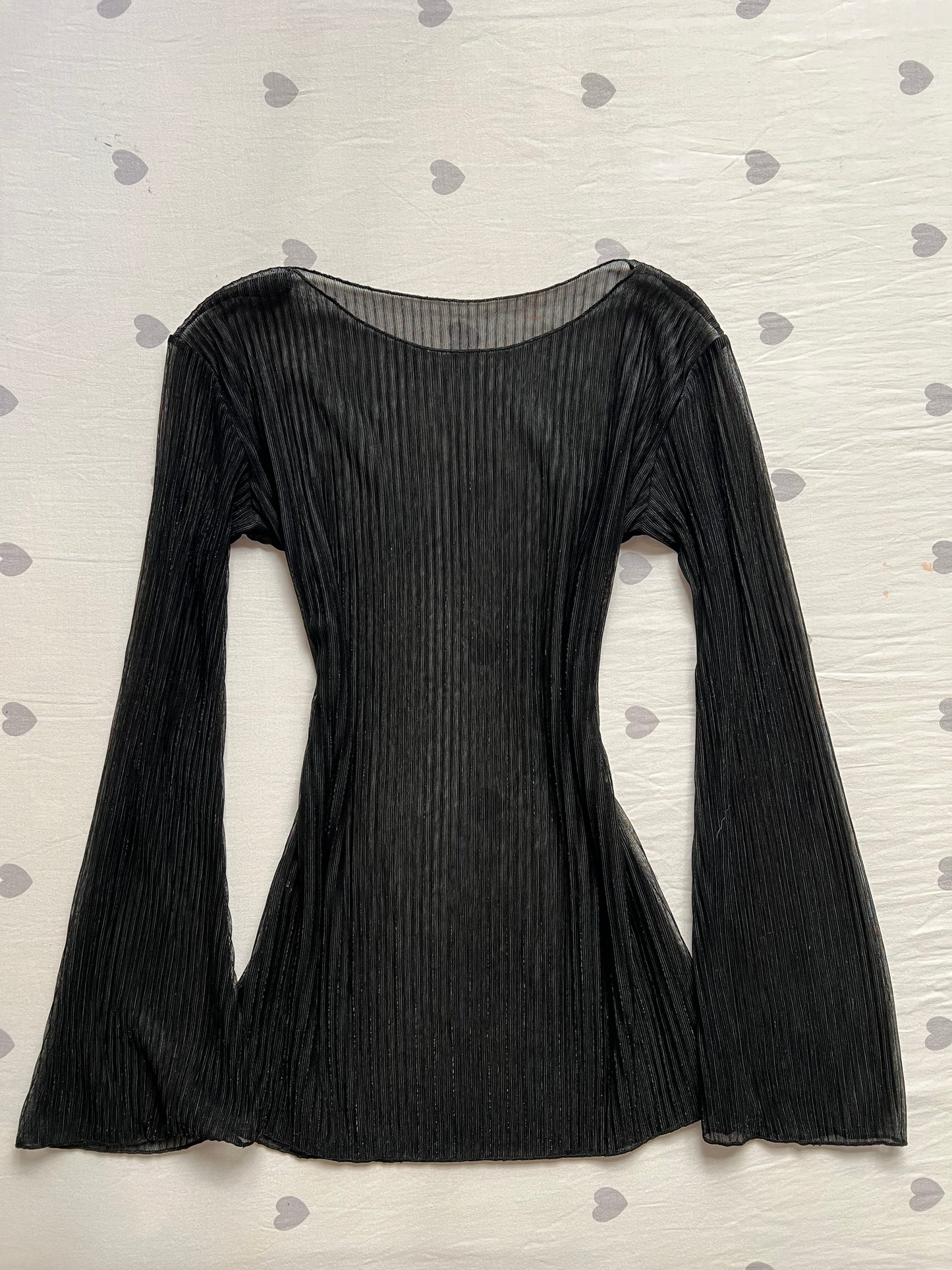 Sheer Bell Sleeved Top